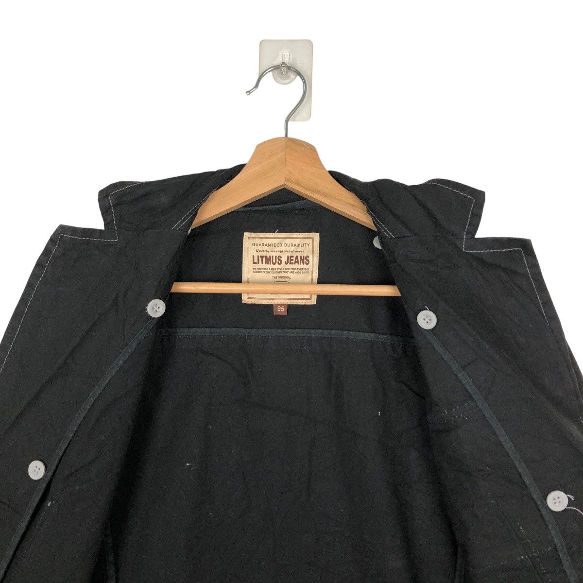 Issey Miyake VINTAGE CHORE JACKET LITMUS BY ISSEY MIYAKE JAPAN MADE Size US M / EU 48-50 / 2 - 10 Thumbnail
