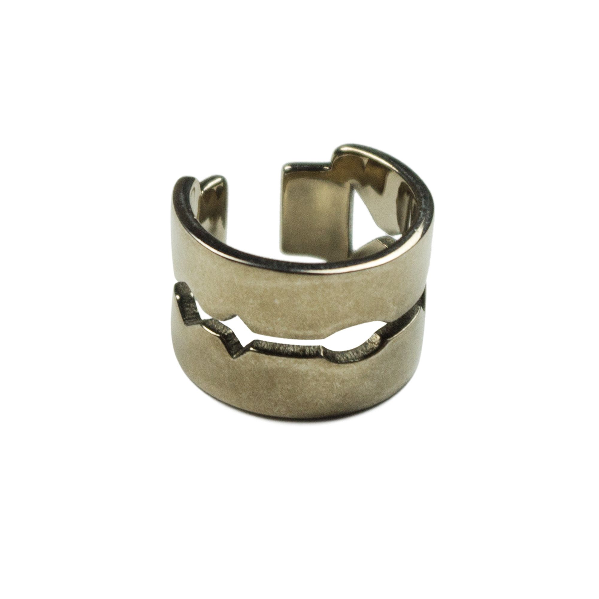 Saint Laurent Paris Yves Saint Laurent Rive Gauche by Tom Ford Razor Ring Size ONE SIZE - 2 Thumbnail