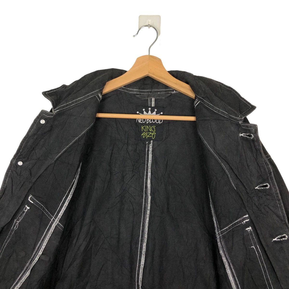 Japanese Brand NEO BLOOD BY STUSSY USA HIKORY CHORE JACKET MULTI POCKET Size US L / EU 52-54 / 3 - 10 Thumbnail