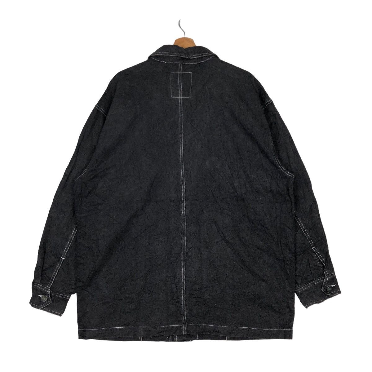 Japanese Brand NEO BLOOD BY STUSSY USA HIKORY CHORE JACKET MULTI POCKET Size US L / EU 52-54 / 3 - 7 Thumbnail