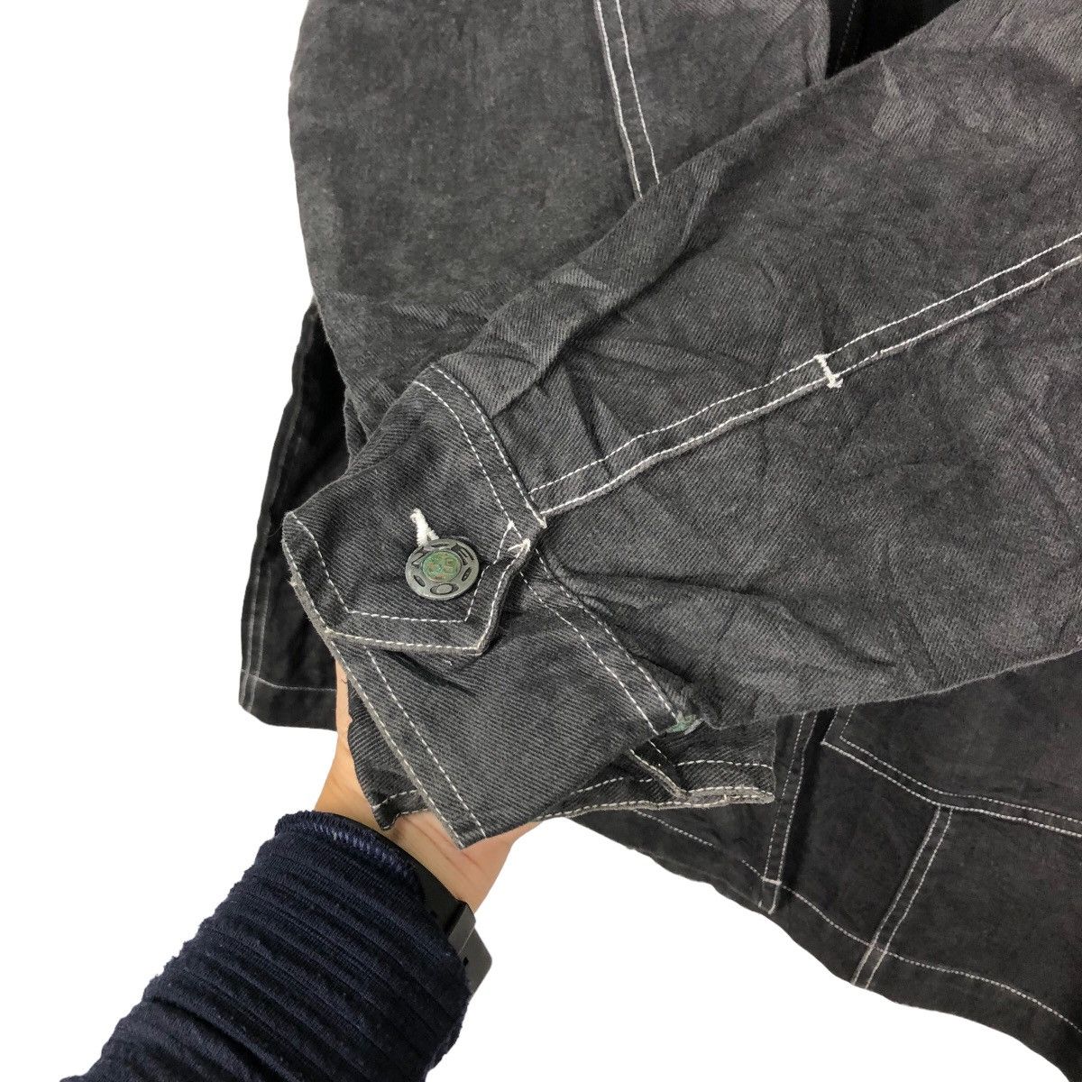 Japanese Brand NEO BLOOD BY STUSSY USA HIKORY CHORE JACKET MULTI POCKET Size US L / EU 52-54 / 3 - 11 Thumbnail