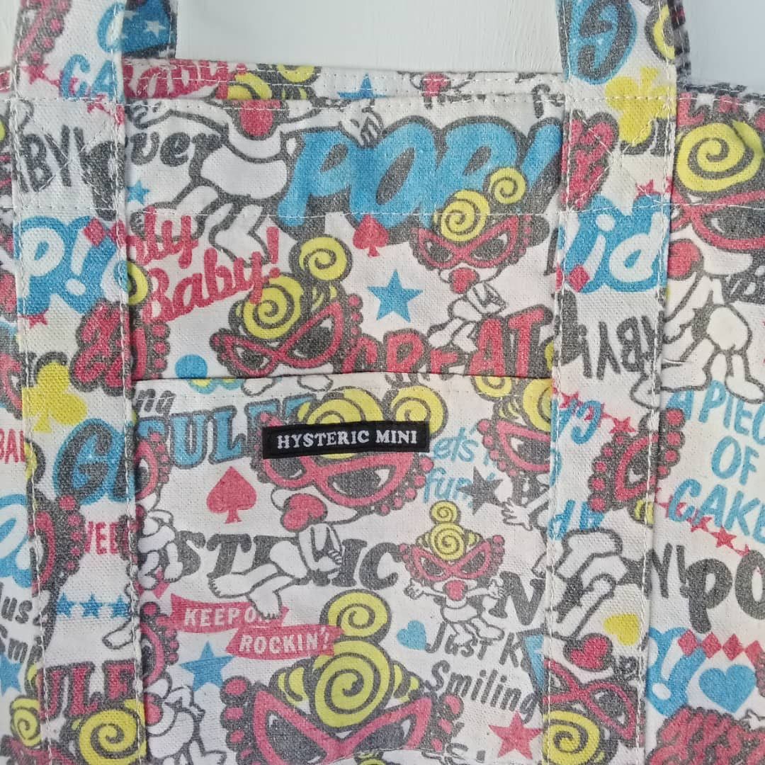 Hysteric Glamour × Japanese Brand × Vintage 💥VINTAGE HYSTERIC GLAMOUR monogram fullprint tote bag Size ONE SIZE - 3 Thumbnail