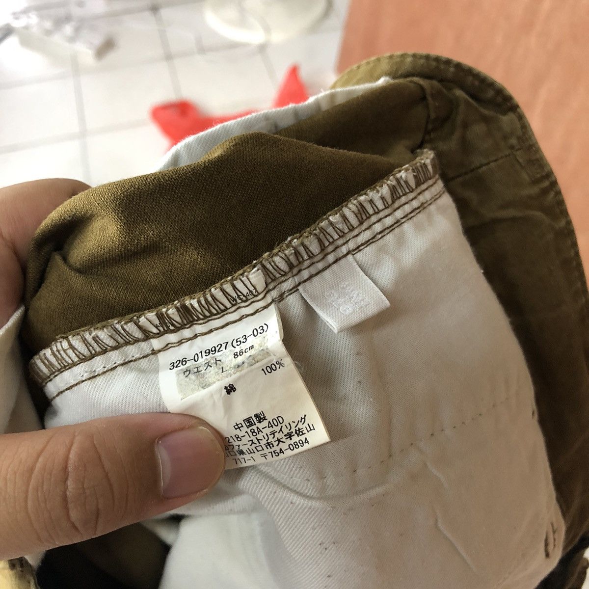 Japanese Brand DL Uniqlo Mustard Brown Cargo Multipocket Pants #1893 Size US 33 - 16 Thumbnail