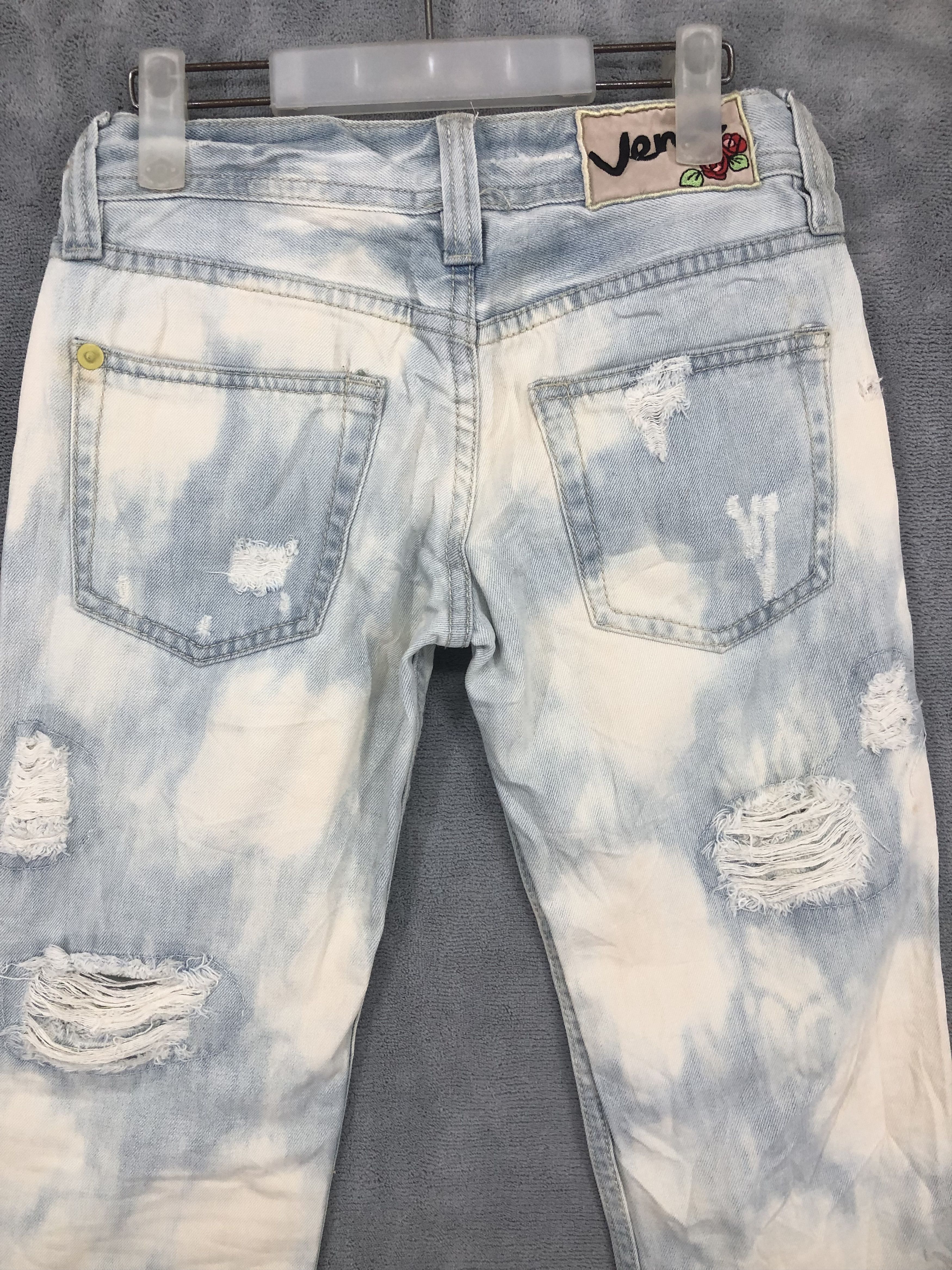 Japanese Brand × Jean Vence Bleach Distressed Denim Women Jeans 28x30 Size 28" / US 6 / IT 42 - 6 Thumbnail