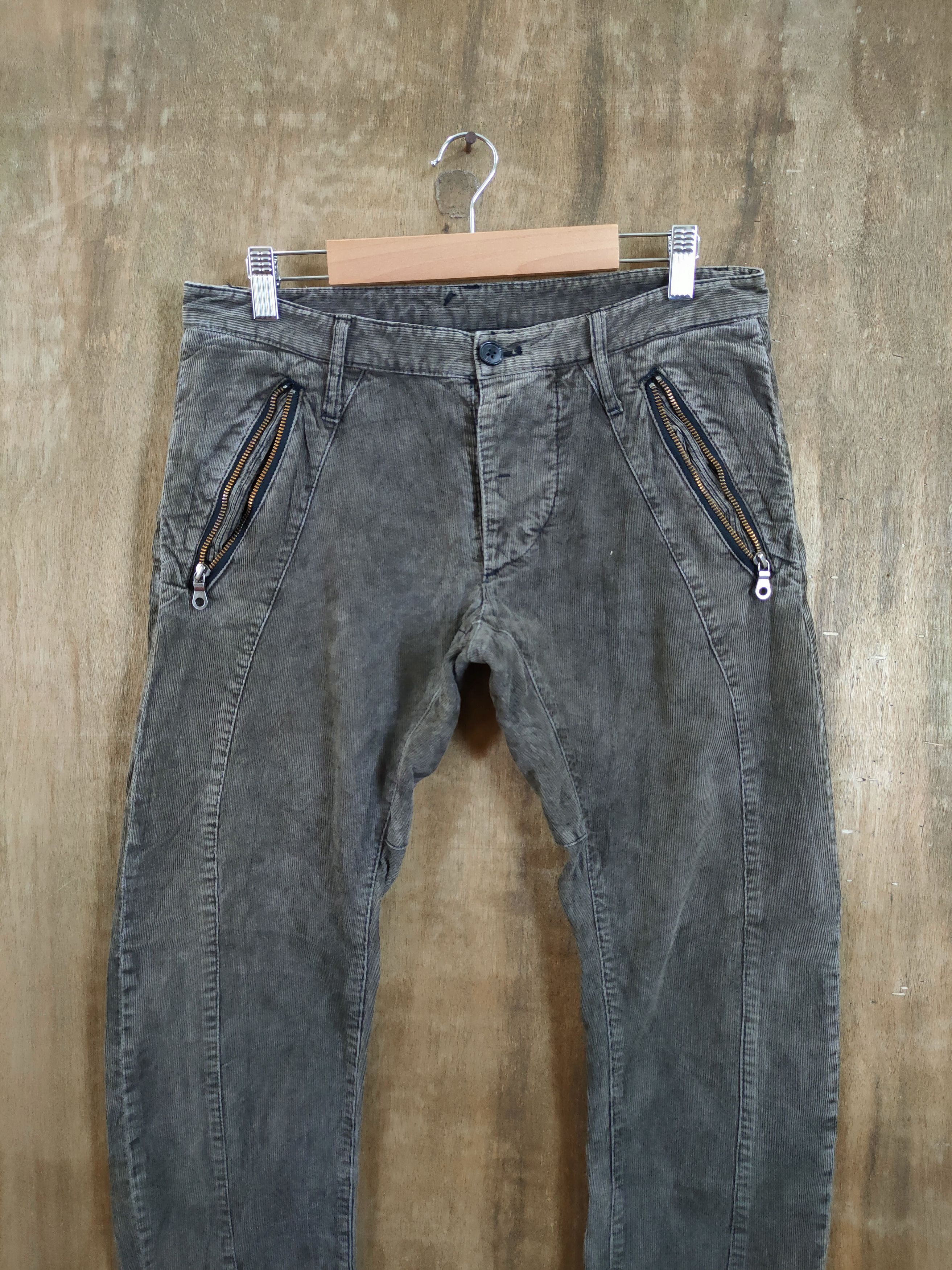 Japanese Brand BG Birdzis japan corduroy cargo multi pocket pants #46-733 Size US 30 / EU 46 - 4 Thumbnail