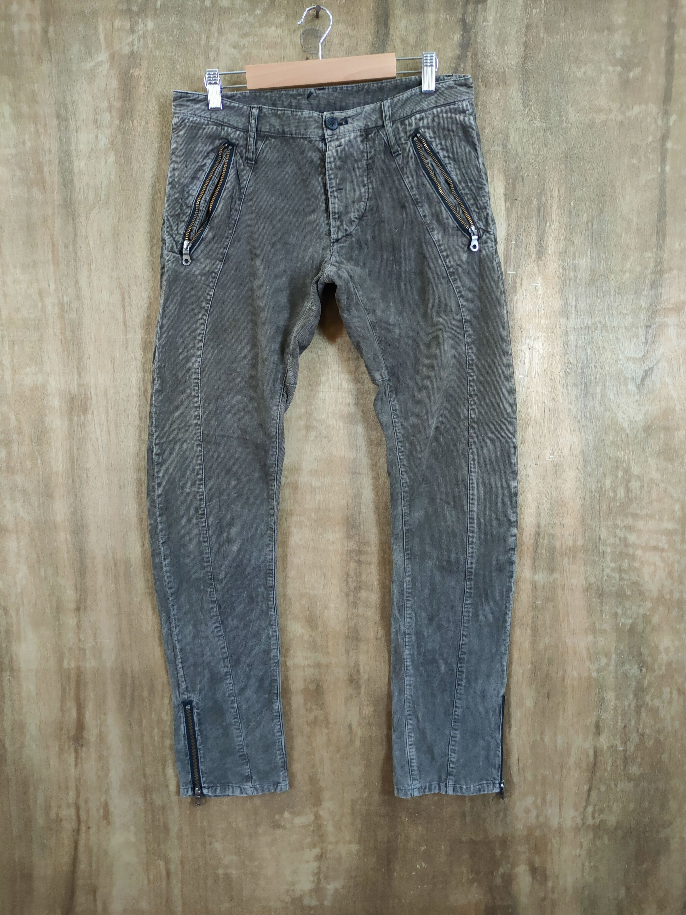 Japanese Brand BG Birdzis japan corduroy cargo multi pocket pants #46-733 Size US 30 / EU 46 - 1 Thumbnail