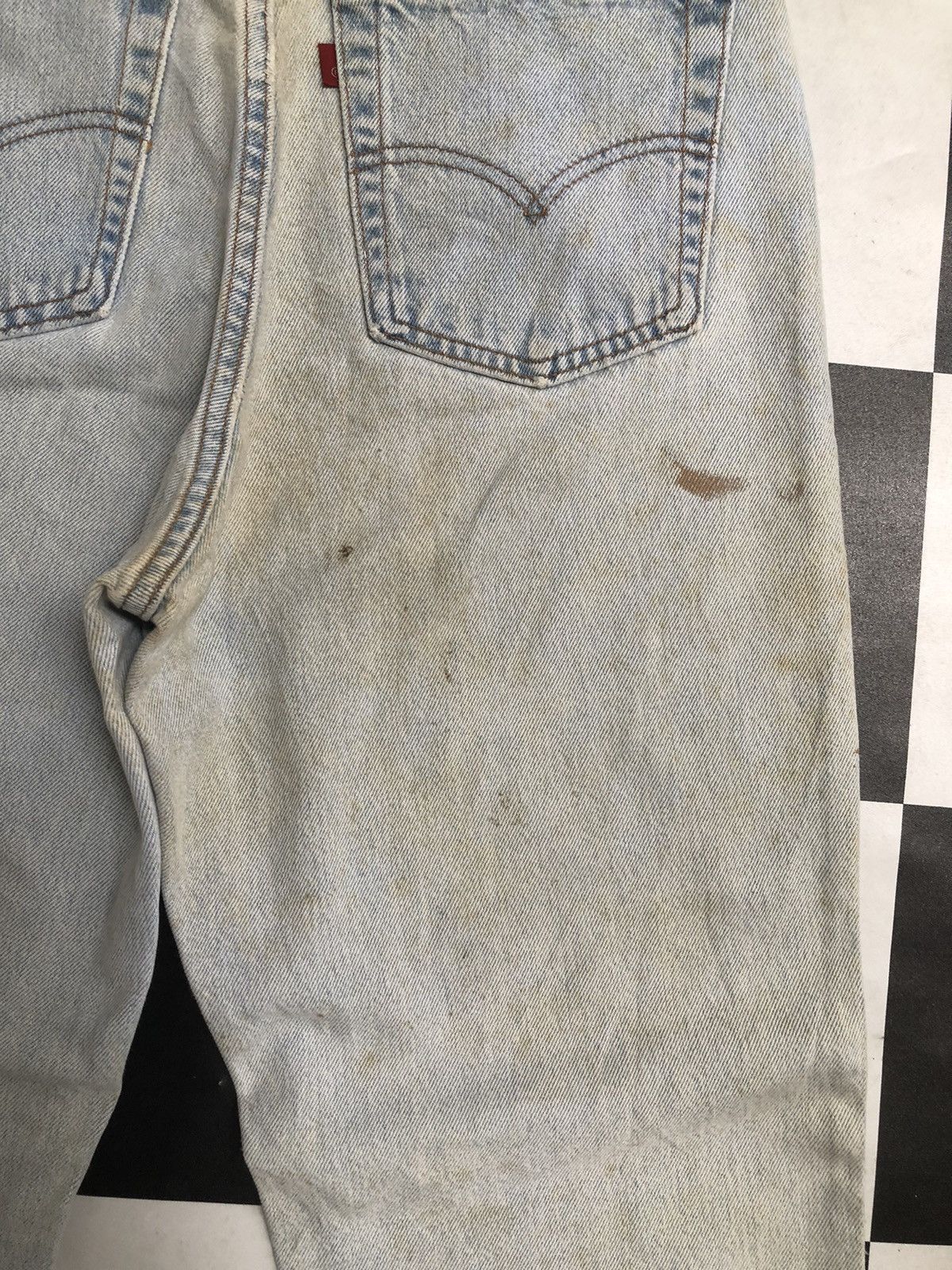Jean × Levi's × Vintage Vintage 90s Levis 512 Slim Fit Tapered Leg Jean L49 Size US 30 / EU 46 - 12 Thumbnail