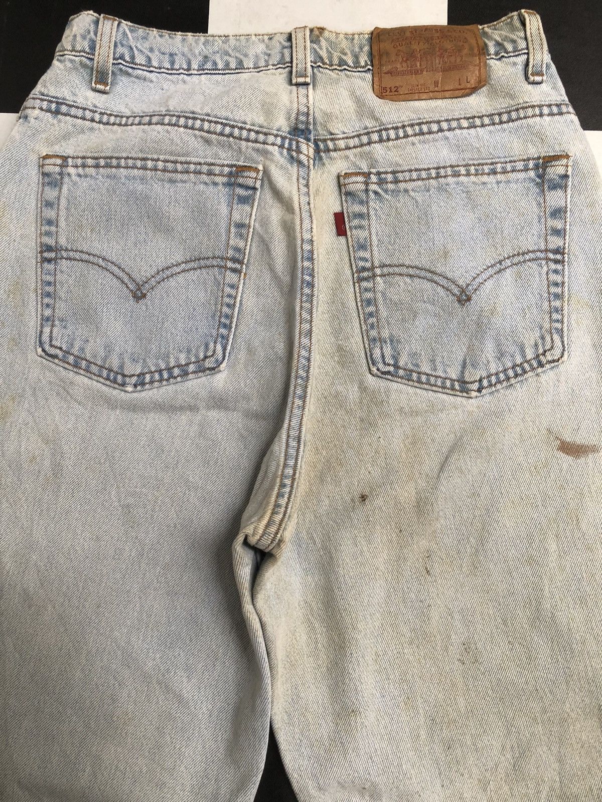 Jean × Levi's × Vintage Vintage 90s Levis 512 Slim Fit Tapered Leg Jean L49 Size US 30 / EU 46 - 6 Thumbnail
