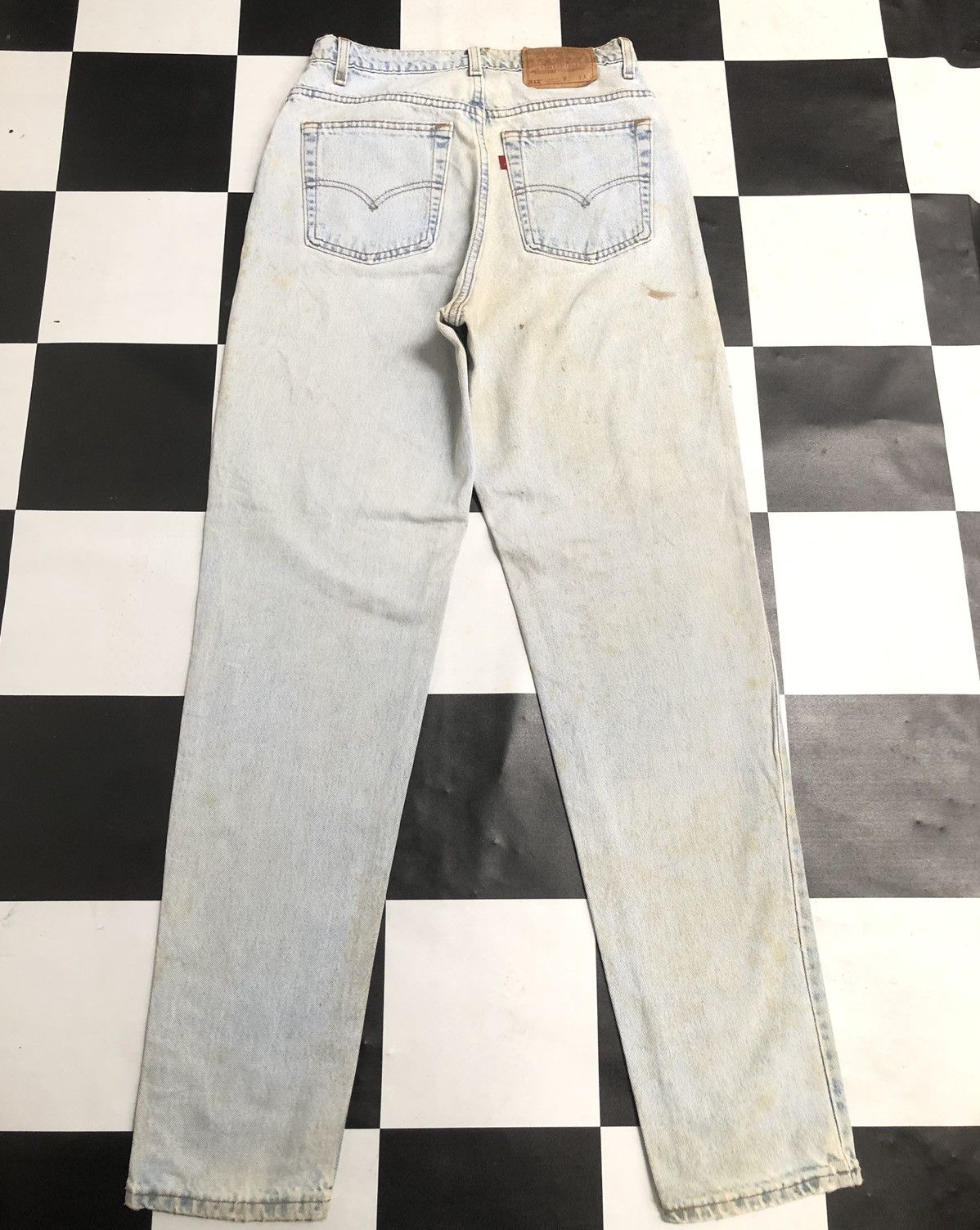 Jean × Levi's × Vintage Vintage 90s Levis 512 Slim Fit Tapered Leg Jean L49 Size US 30 / EU 46 - 2 Thumbnail