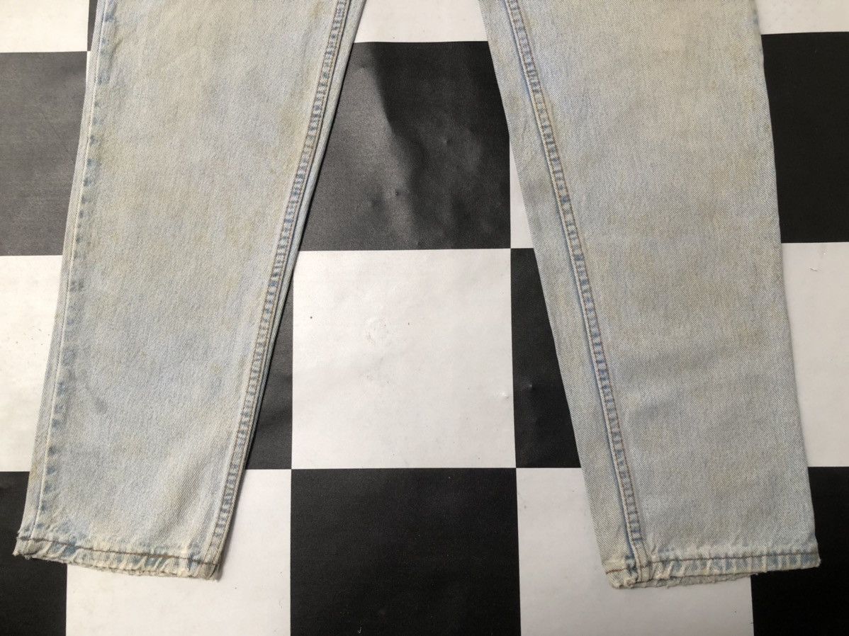 Jean × Levi's × Vintage Vintage 90s Levis 512 Slim Fit Tapered Leg Jean L49 Size US 30 / EU 46 - 9 Thumbnail