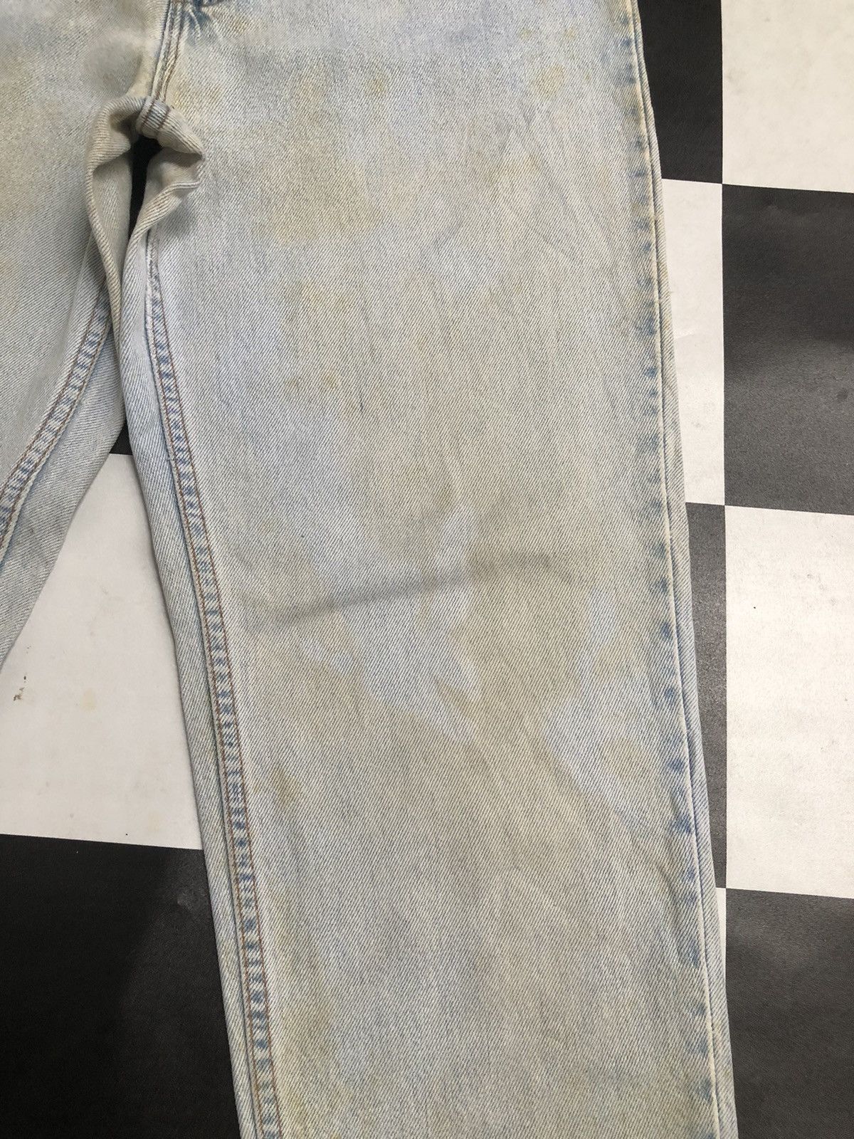 Jean × Levi's × Vintage Vintage 90s Levis 512 Slim Fit Tapered Leg Jean L49 Size US 30 / EU 46 - 13 Thumbnail