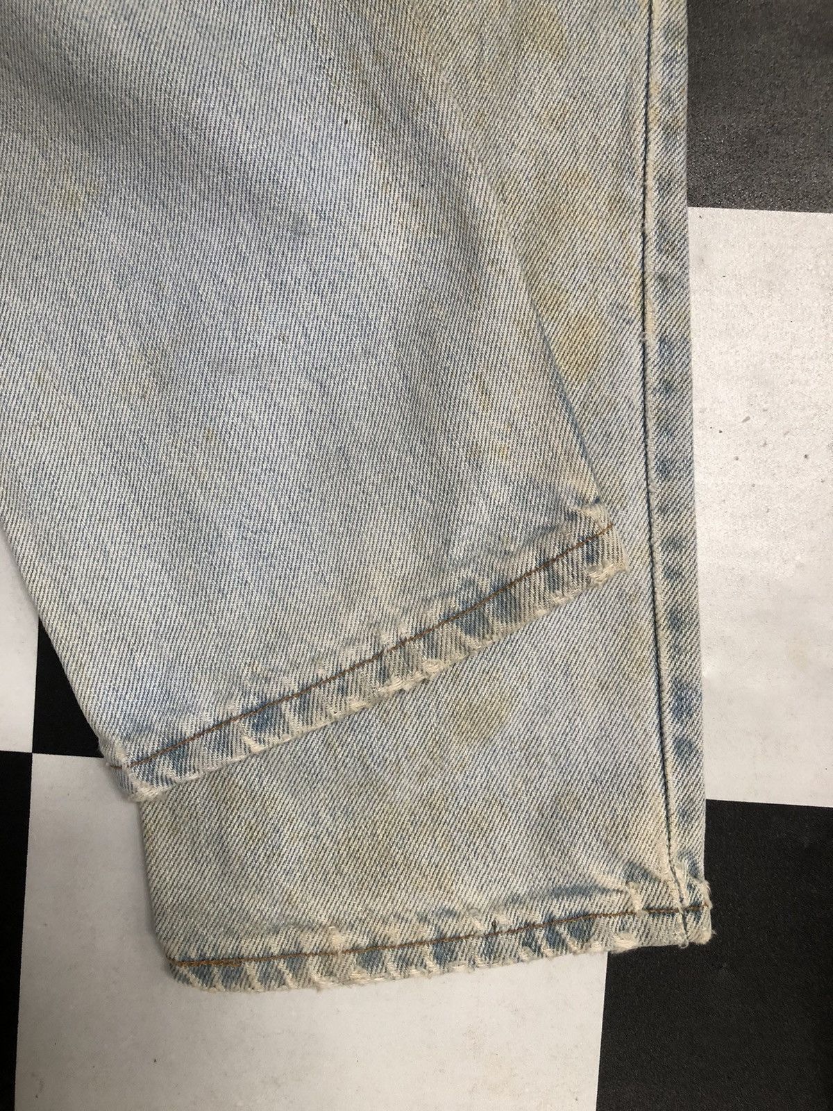 Jean × Levi's × Vintage Vintage 90s Levis 512 Slim Fit Tapered Leg Jean L49 Size US 30 / EU 46 - 10 Thumbnail
