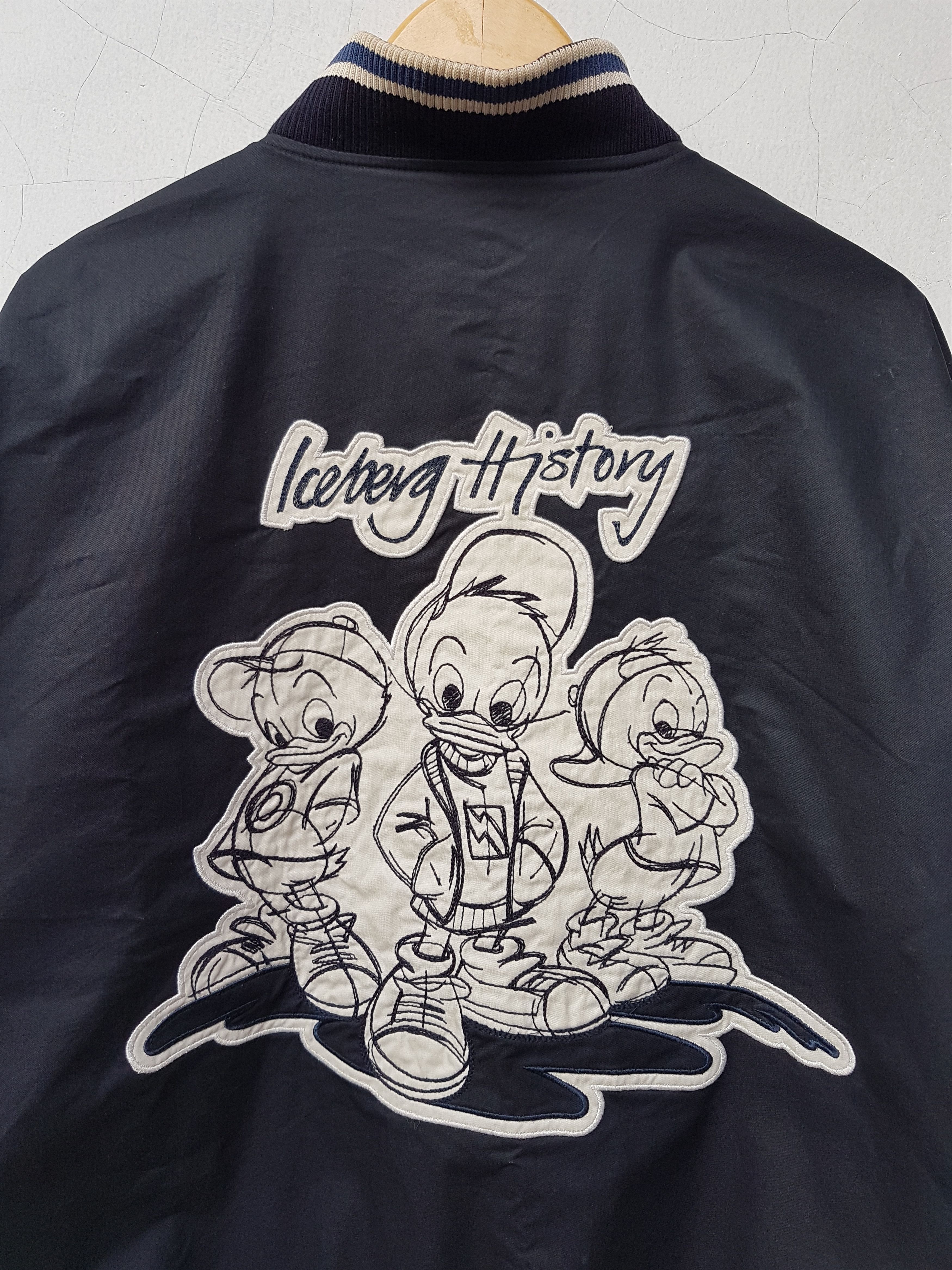 Iceberg 90'S Iceberg Bomber Jacket Size US L / EU 52-54 / 3 - 2 Thumbnail