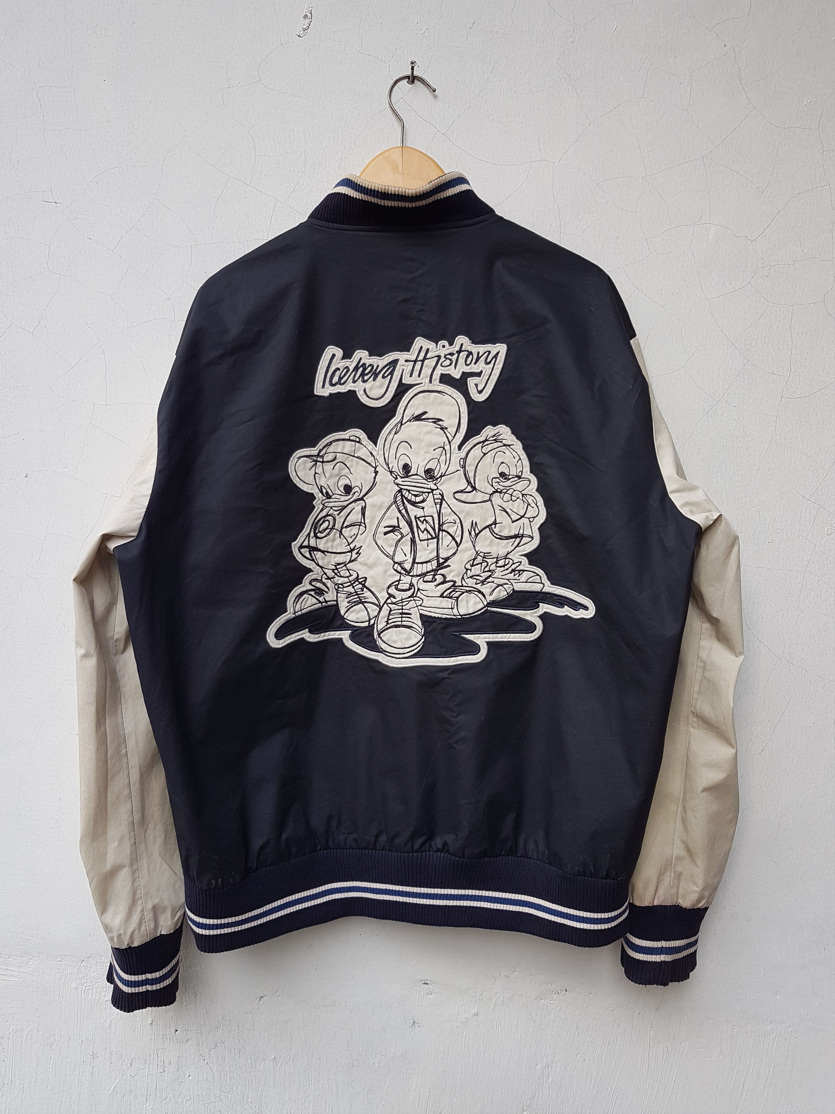 Iceberg 90'S Iceberg Bomber Jacket Size US L / EU 52-54 / 3 - 3 Thumbnail