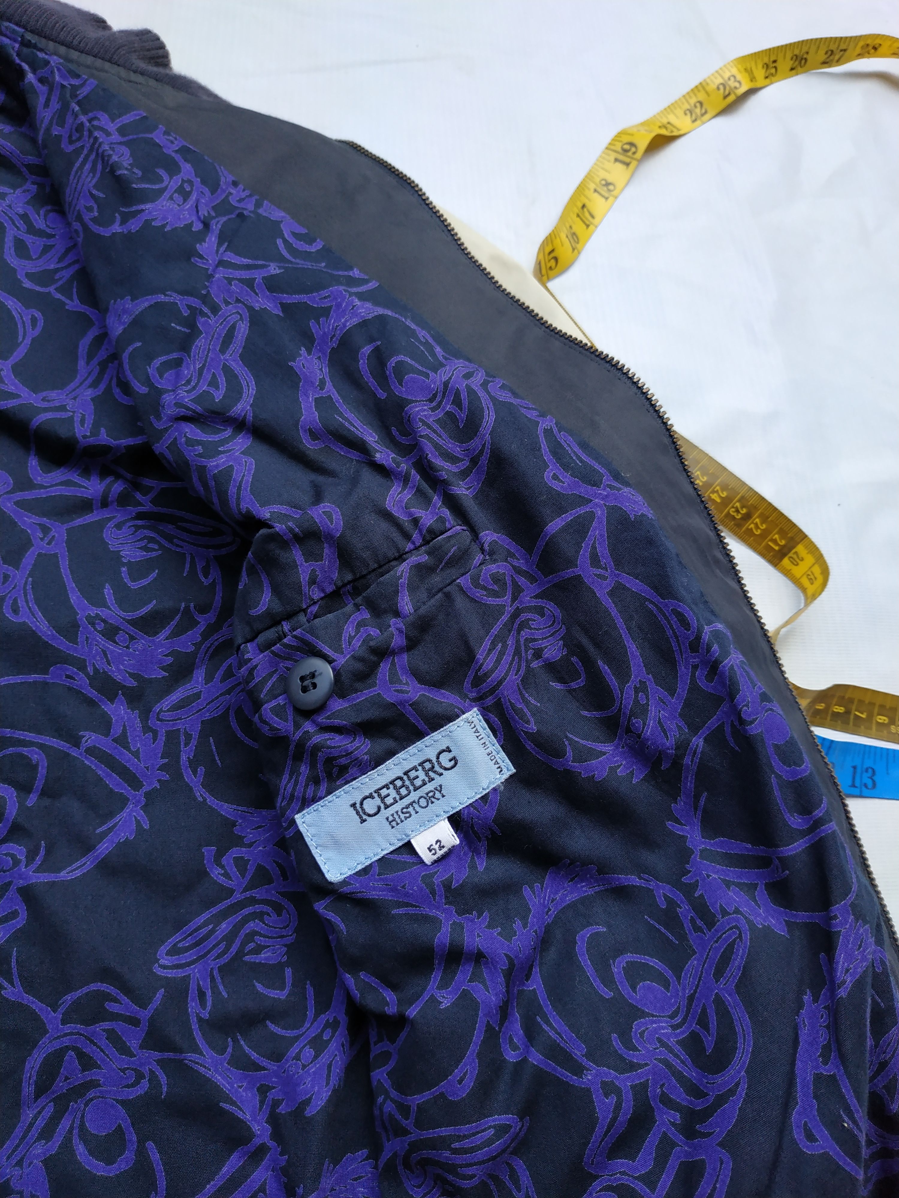 Iceberg 90'S Iceberg Bomber Jacket Size US L / EU 52-54 / 3 - 8 Thumbnail