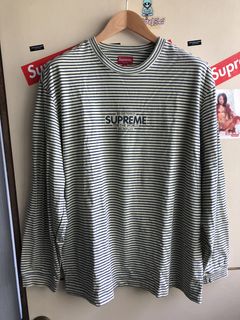 Supreme Medium Stripe L S | Grailed