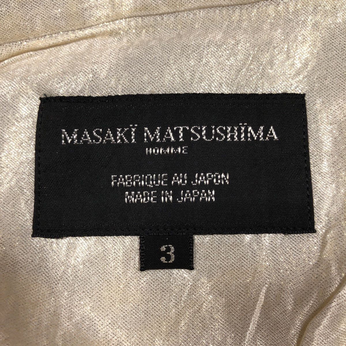 Japanese Brand × Masaki Matsushima Masaki Matshushima Homme Acetate Shirt Size US L / EU 52-54 / 3 - 3 Thumbnail