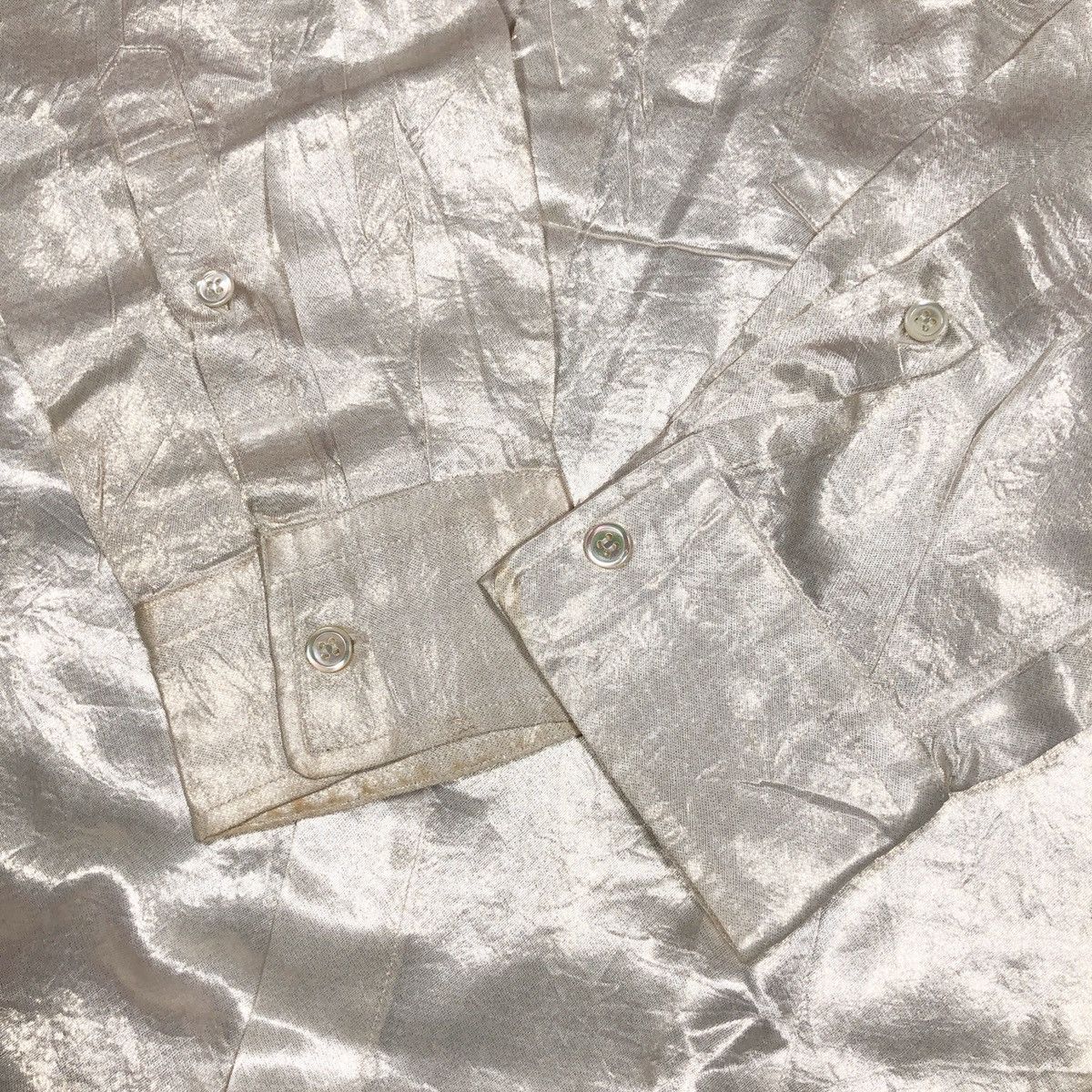Japanese Brand × Masaki Matsushima Masaki Matshushima Homme Acetate Shirt Size US L / EU 52-54 / 3 - 8 Thumbnail