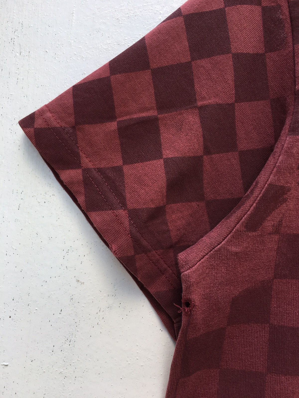 Number (N)ine Rare Number (N)ine Checkered Distressed T-Shirt Size US S / EU 44-46 / 1 - 14 Thumbnail