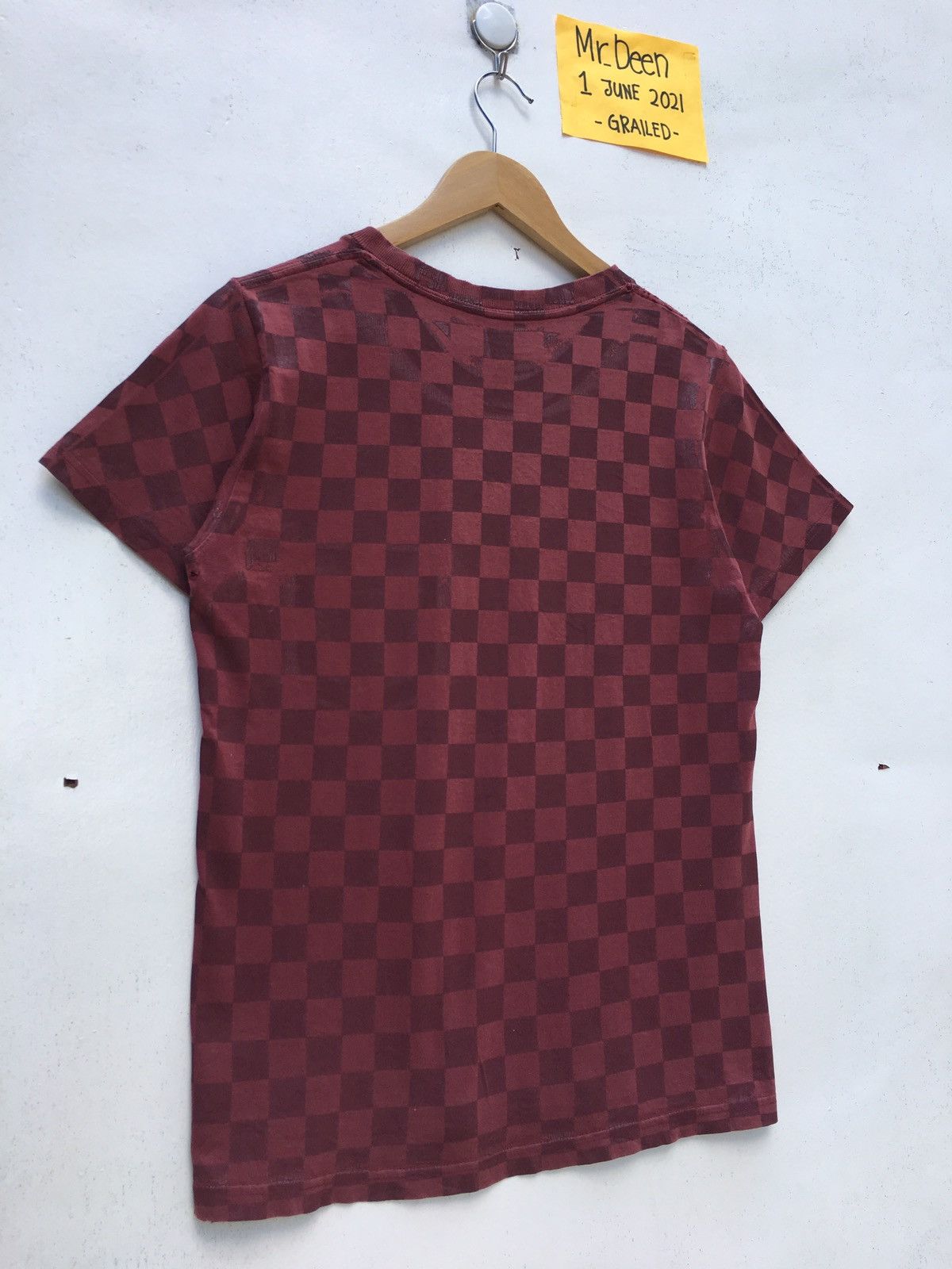 Number (N)ine Rare Number (N)ine Checkered Distressed T-Shirt Size US S / EU 44-46 / 1 - 16 Thumbnail