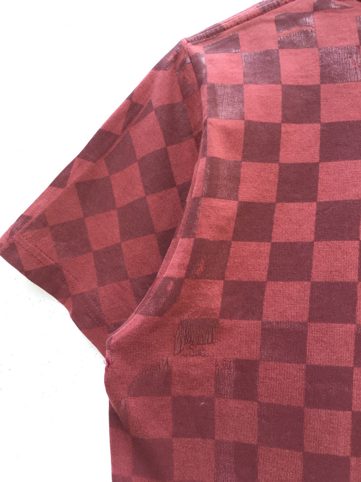 Number (N)ine Rare Number (N)ine Checkered Distressed T-Shirt Size US S / EU 44-46 / 1 - 19 Thumbnail
