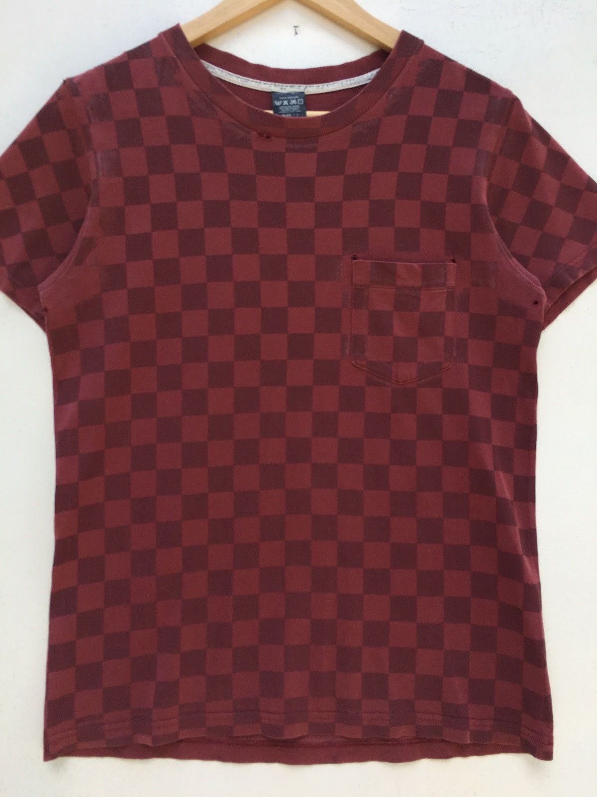 Number (N)ine Rare Number (N)ine Checkered Distressed T-Shirt Size US S / EU 44-46 / 1 - 4 Thumbnail