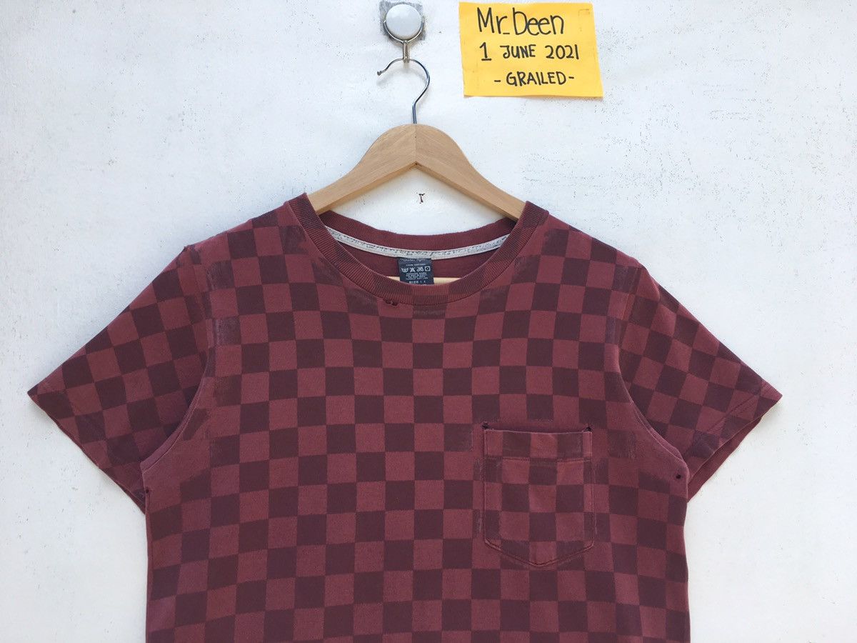 Number (N)ine Rare Number (N)ine Checkered Distressed T-Shirt Size US S / EU 44-46 / 1 - 5 Thumbnail