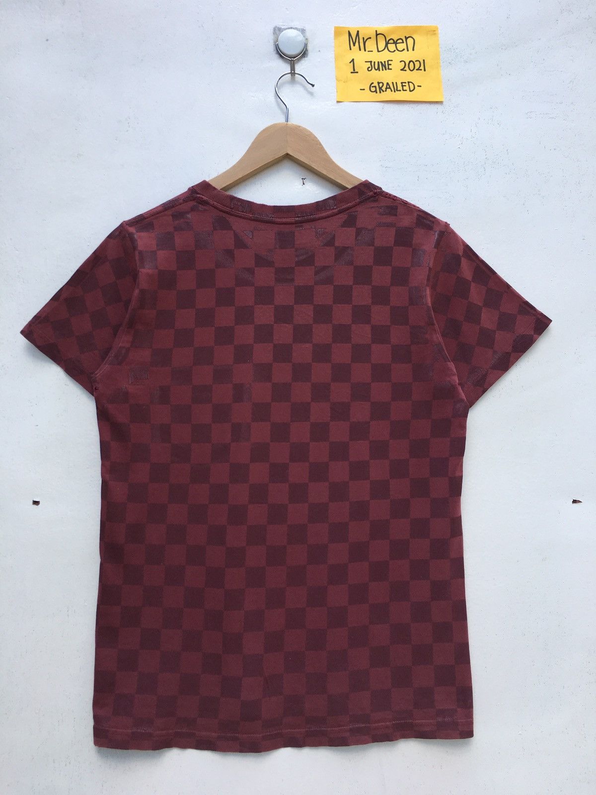 Number (N)ine Rare Number (N)ine Checkered Distressed T-Shirt Size US S / EU 44-46 / 1 - 15 Thumbnail