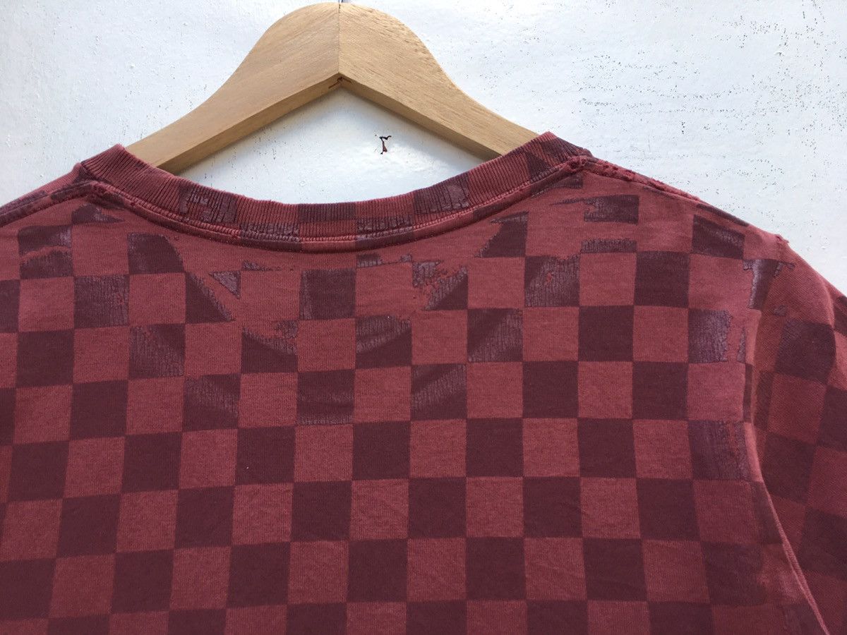 Number (N)ine Rare Number (N)ine Checkered Distressed T-Shirt Size US S / EU 44-46 / 1 - 18 Thumbnail