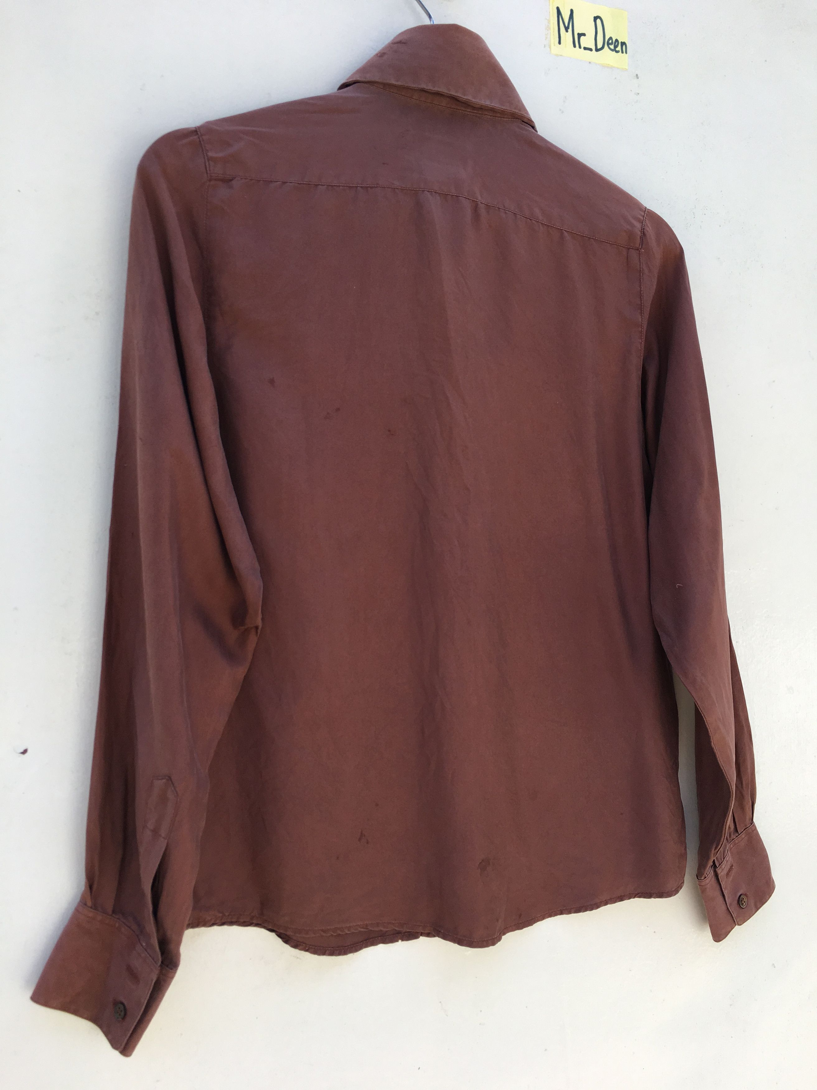 A.P.C. APC LONG SLEEVED 100% silk Rue de Fleuras Size US S / EU 44-46 / 1 - 5 Thumbnail