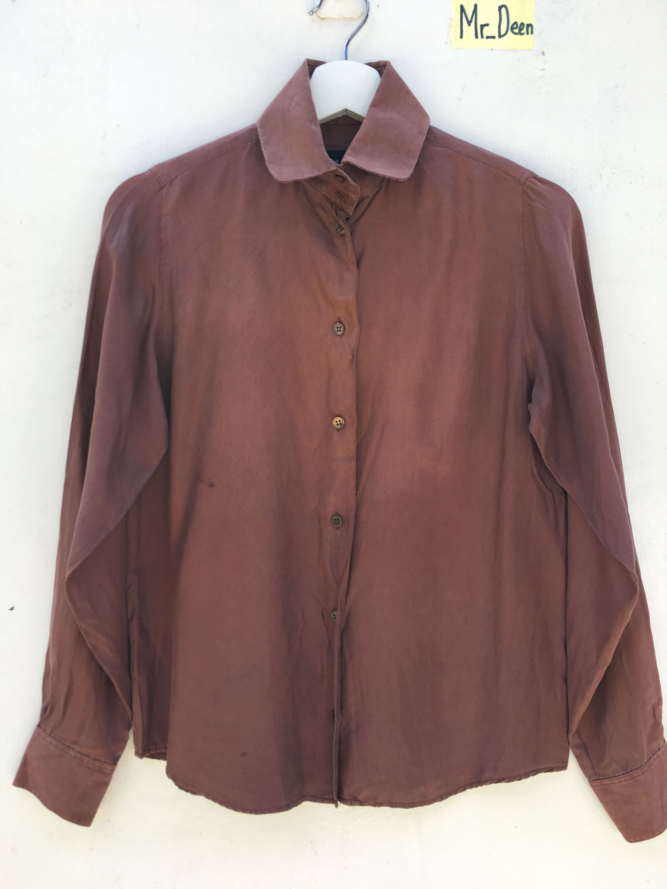 A.P.C. APC LONG SLEEVED 100% silk Rue de Fleuras Size US S / EU 44-46 / 1 - 7 Thumbnail