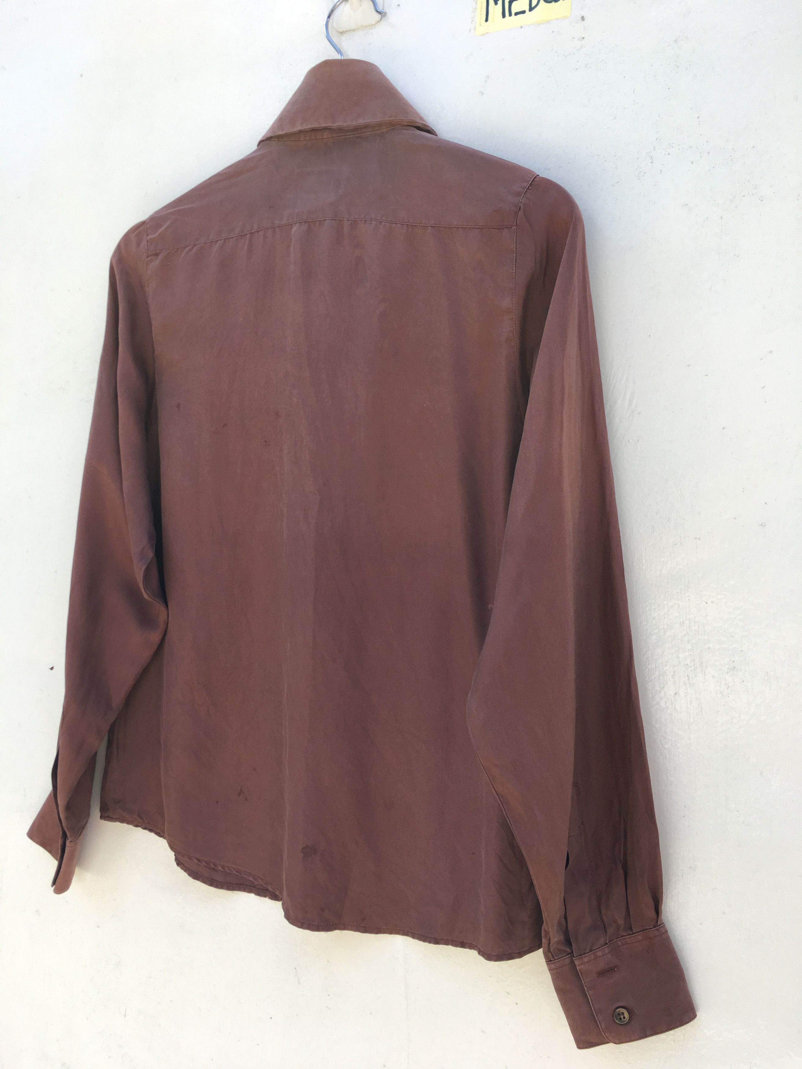 A.P.C. APC LONG SLEEVED 100% silk Rue de Fleuras Size US S / EU 44-46 / 1 - 6 Thumbnail