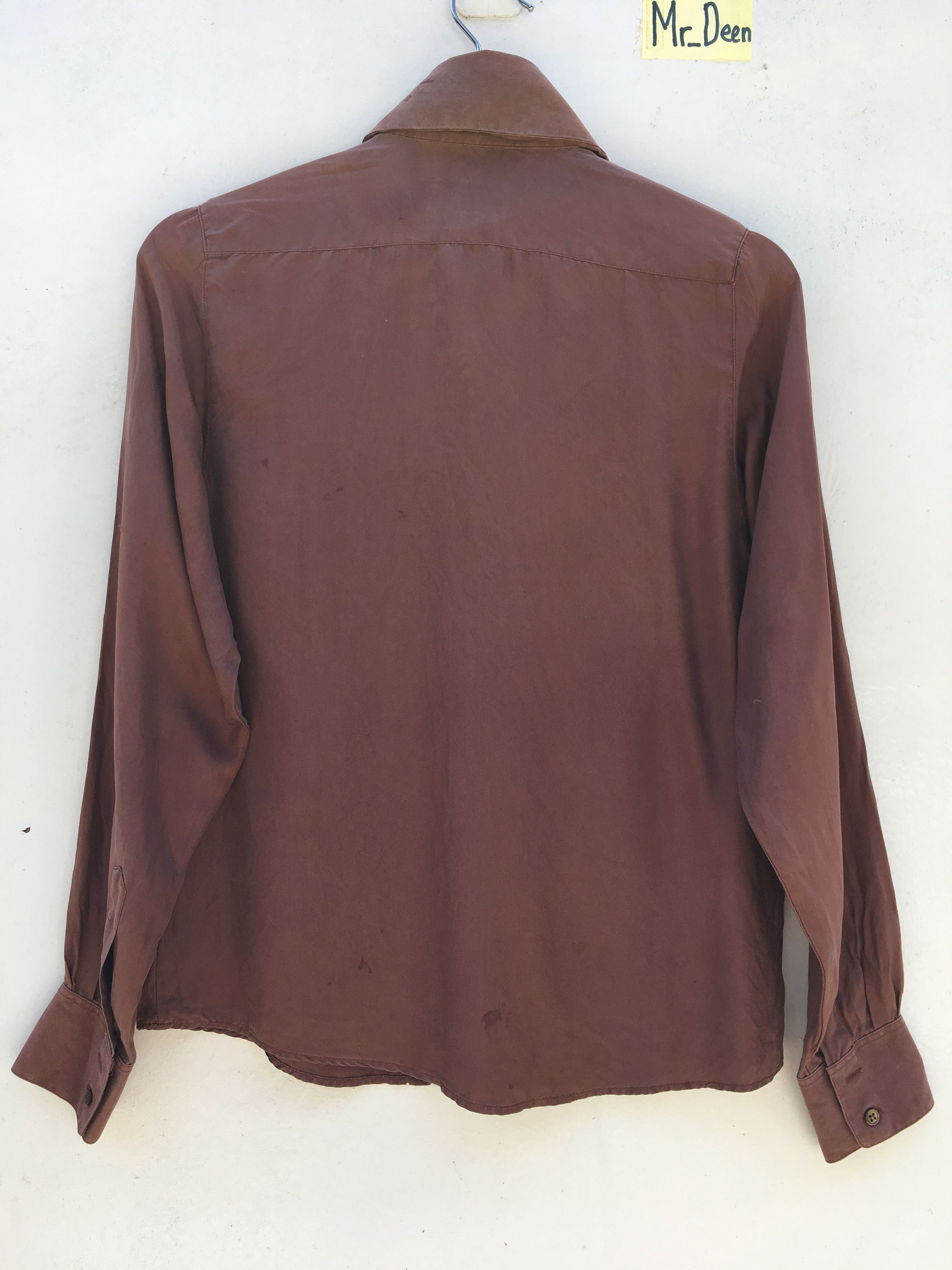 A.P.C. APC LONG SLEEVED 100% silk Rue de Fleuras Size US S / EU 44-46 / 1 - 4 Thumbnail
