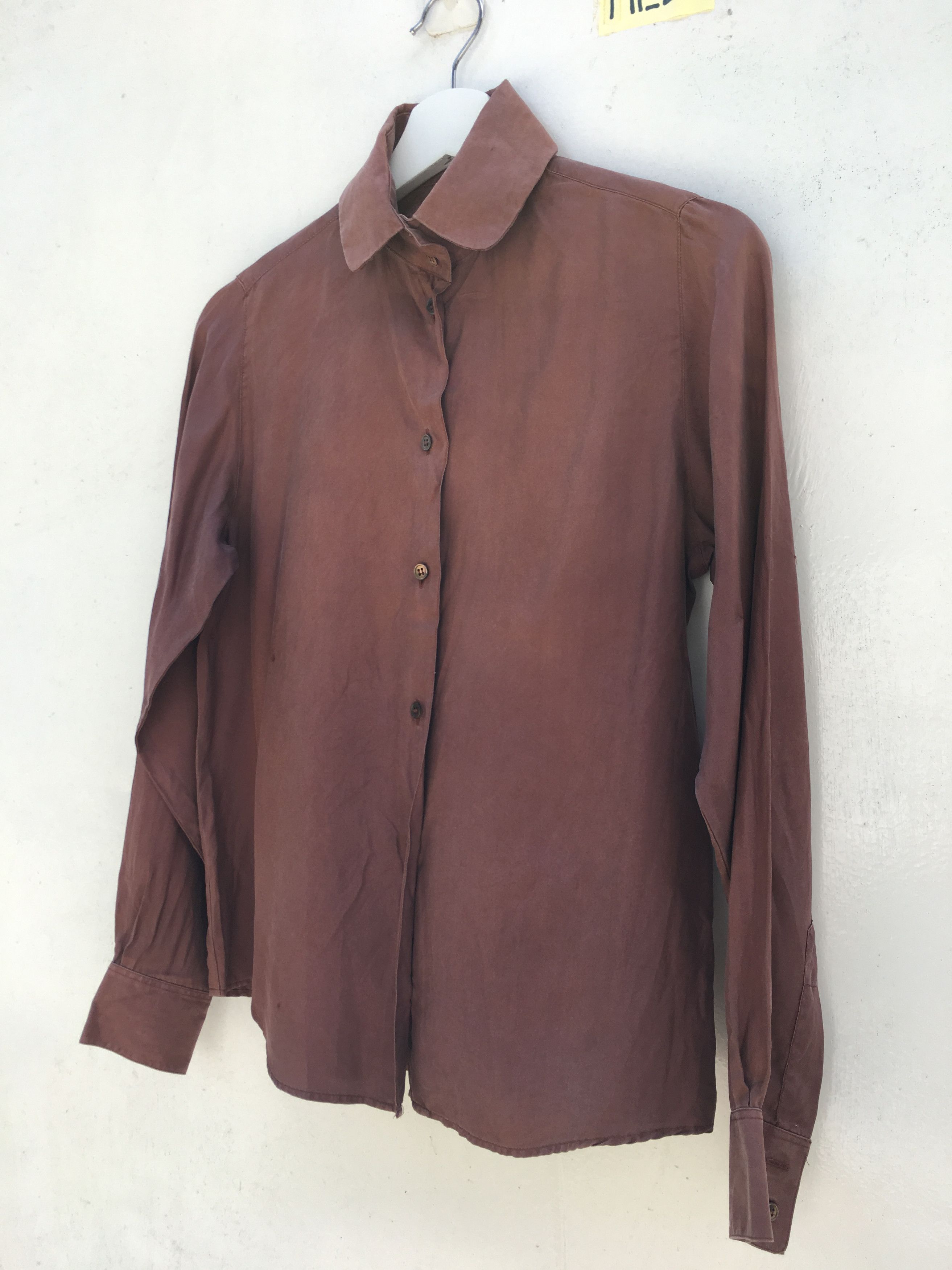 A.P.C. APC LONG SLEEVED 100% silk Rue de Fleuras Size US S / EU 44-46 / 1 - 2 Thumbnail
