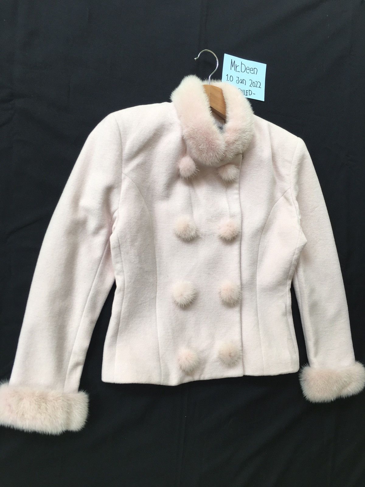 Courreges Vintage Courreges Wool Winter Women Jacket Size ONE SIZE - 4 Thumbnail