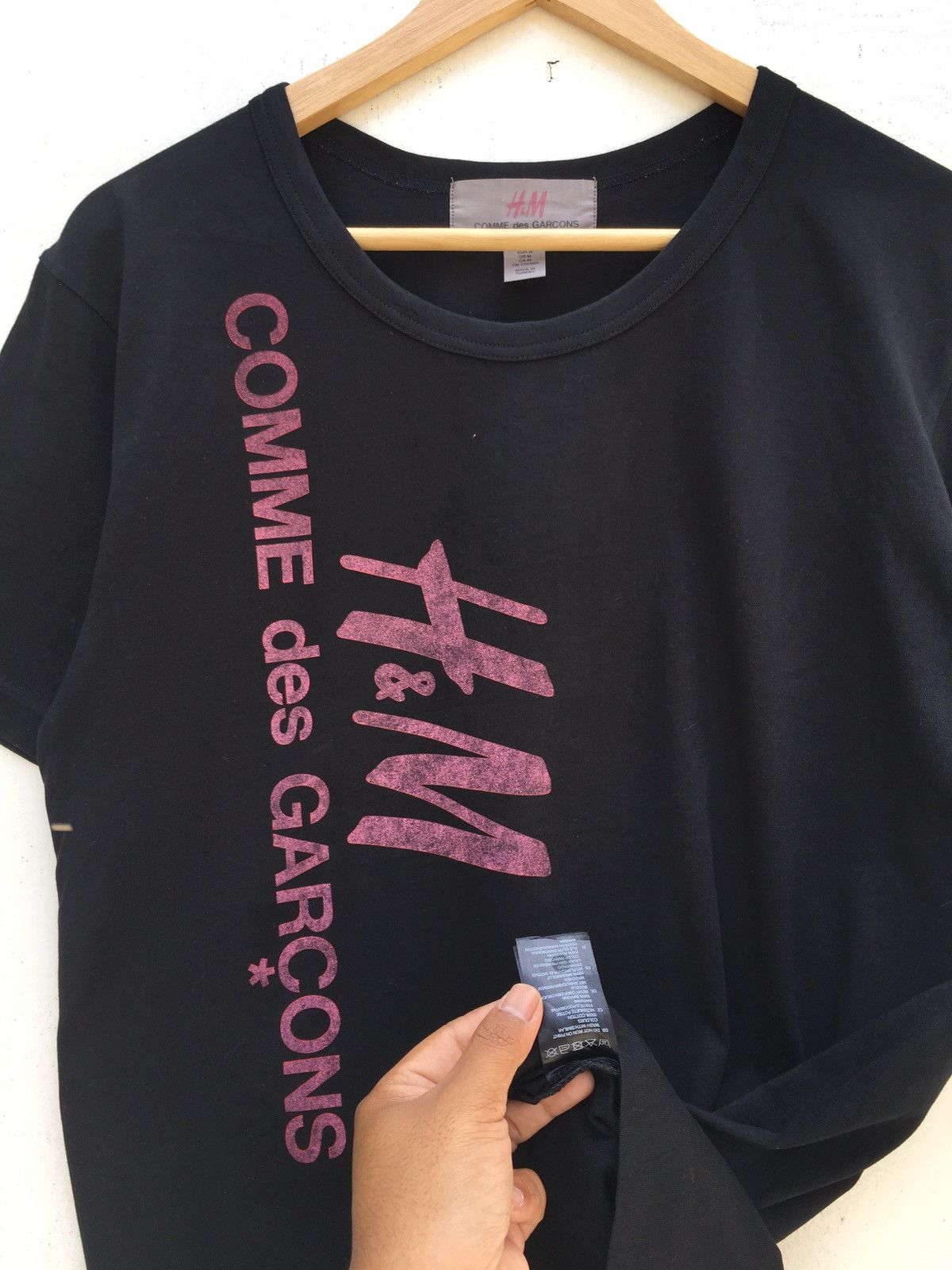 Comme des Garcons × H&M Rare SS08 Comme Des Garcons CDG x H&M Spellout Tshirt Size US M / EU 48-50 / 2 - 10 Thumbnail