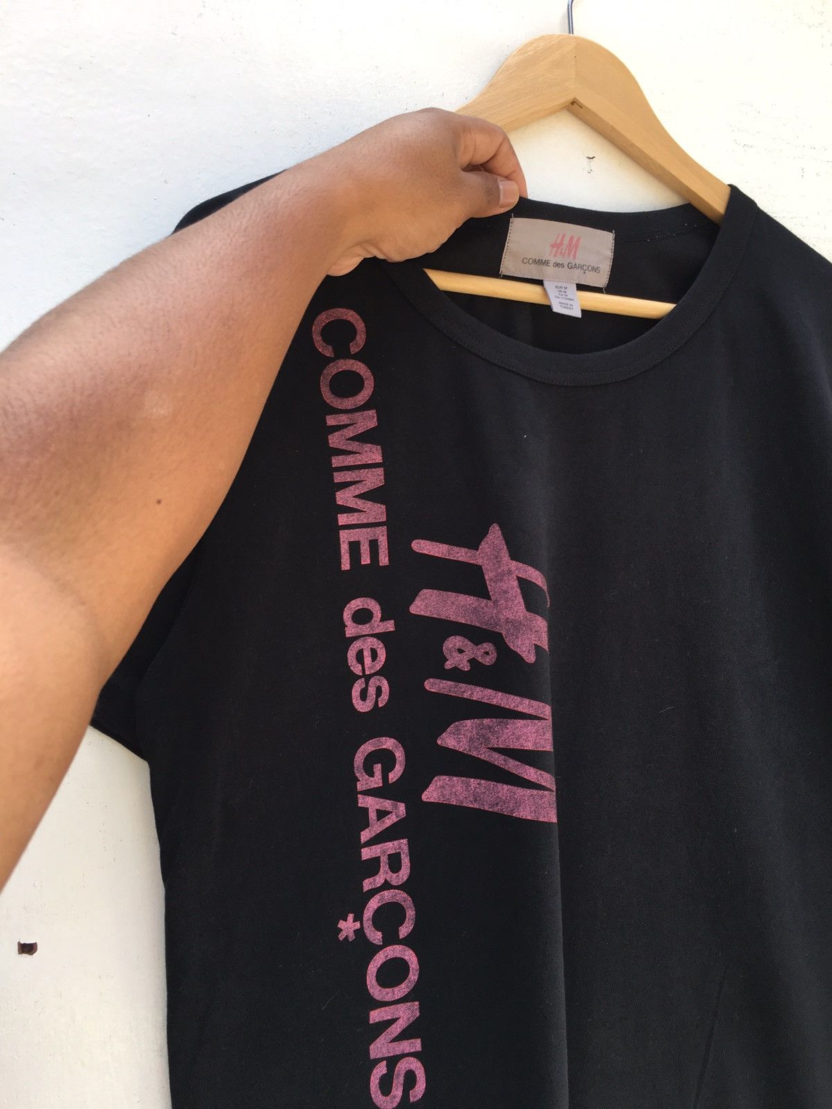Comme des Garcons × H&M Rare SS08 Comme Des Garcons CDG x H&M Spellout Tshirt Size US M / EU 48-50 / 2 - 7 Thumbnail