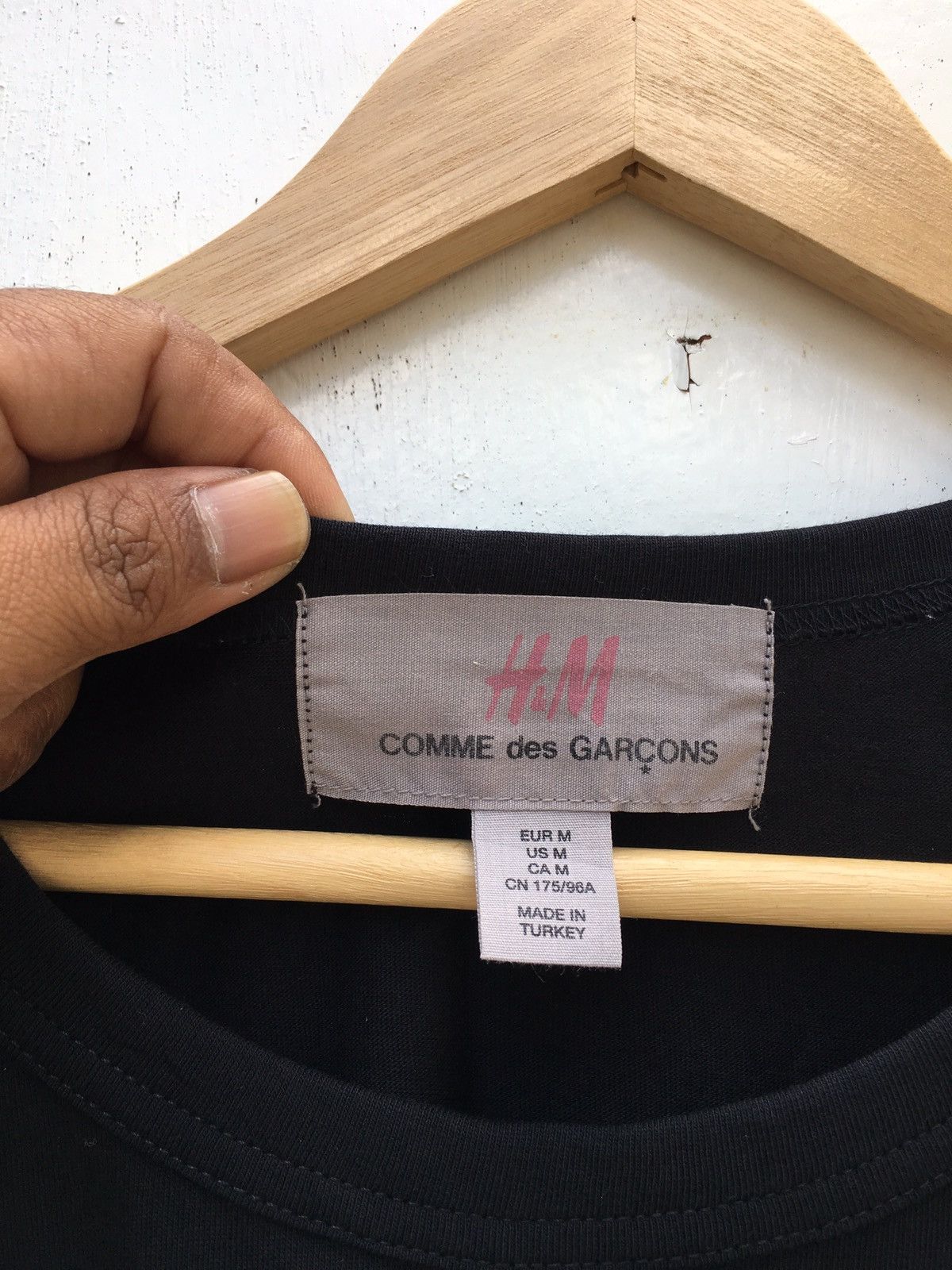 Comme des Garcons × H&M Rare SS08 Comme Des Garcons CDG x H&M Spellout Tshirt Size US M / EU 48-50 / 2 - 8 Thumbnail
