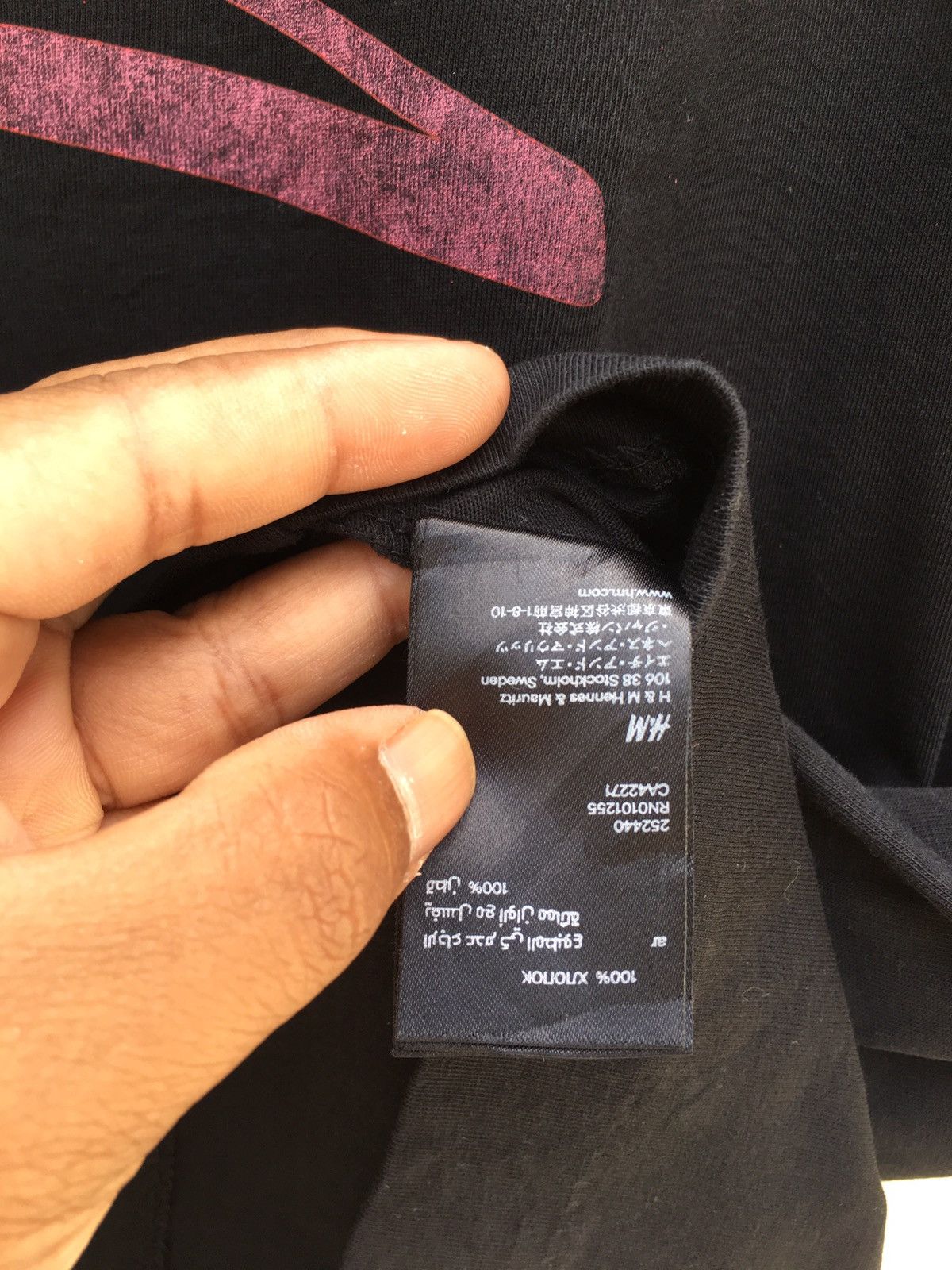 Comme des Garcons × H&M Rare SS08 Comme Des Garcons CDG x H&M Spellout Tshirt Size US M / EU 48-50 / 2 - 14 Thumbnail