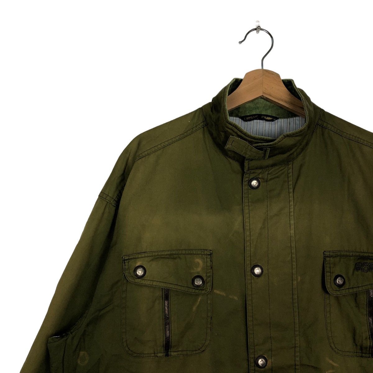 Japanese Brand VINTAGE WORK CHORE JACKET FADED DESIGN CIESSE PIUMINI JAPAN Size US L / EU 52-54 / 3 - 6 Thumbnail