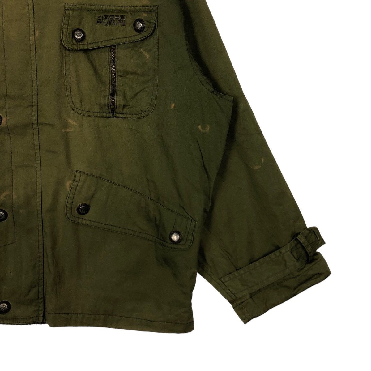 Japanese Brand VINTAGE WORK CHORE JACKET FADED DESIGN CIESSE PIUMINI JAPAN Size US L / EU 52-54 / 3 - 4 Thumbnail