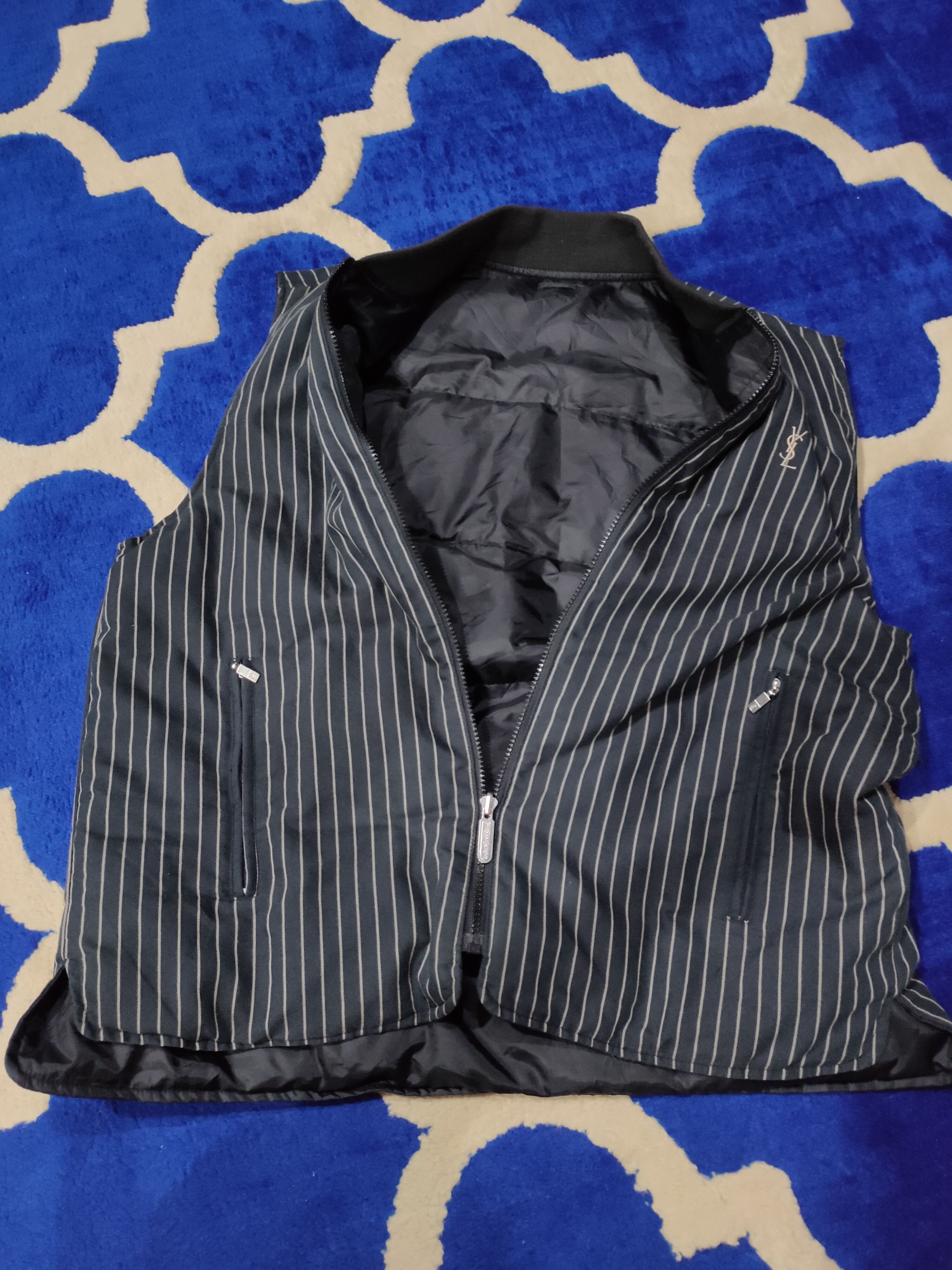 Yves Saint Laurent YSL Reversible Puffer Vest Gilet Size US L / EU 52-54 / 3 - 7 Thumbnail