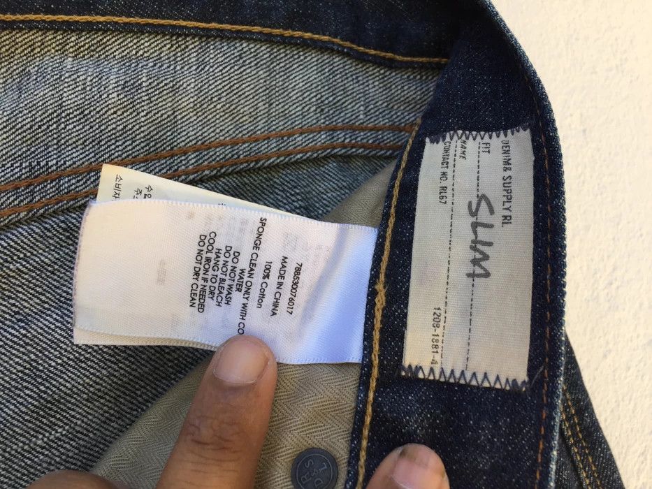 Polo Ralph Lauren Polo Ralph Lauren Denim Supply Jeans New Men's Size US 32 / EU 48 - 7 Thumbnail