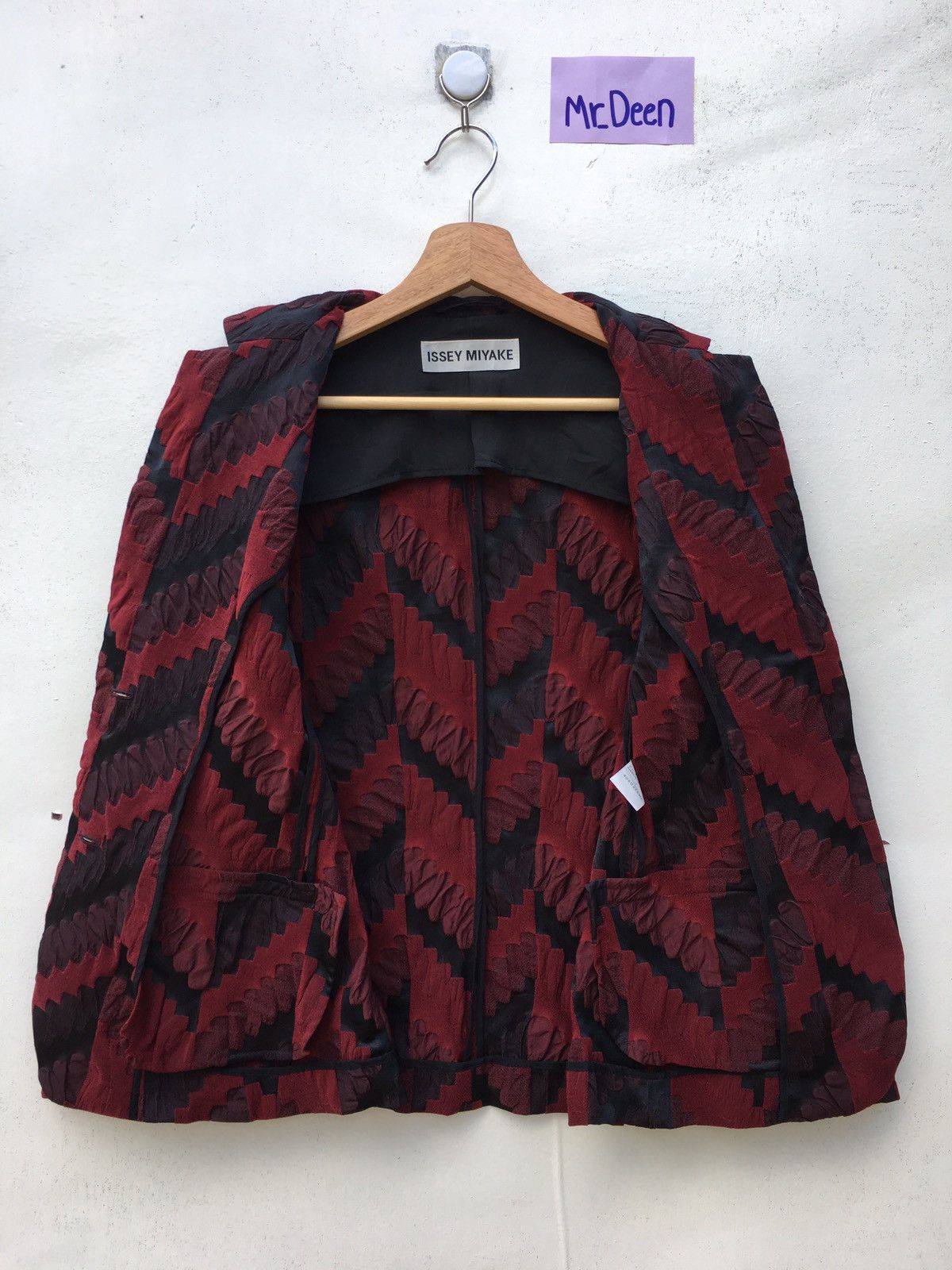 Issey Miyake Rare Issey Miyake Textured Blazer/ Jacket Size US S / EU 44-46 / 1 - 11 Thumbnail