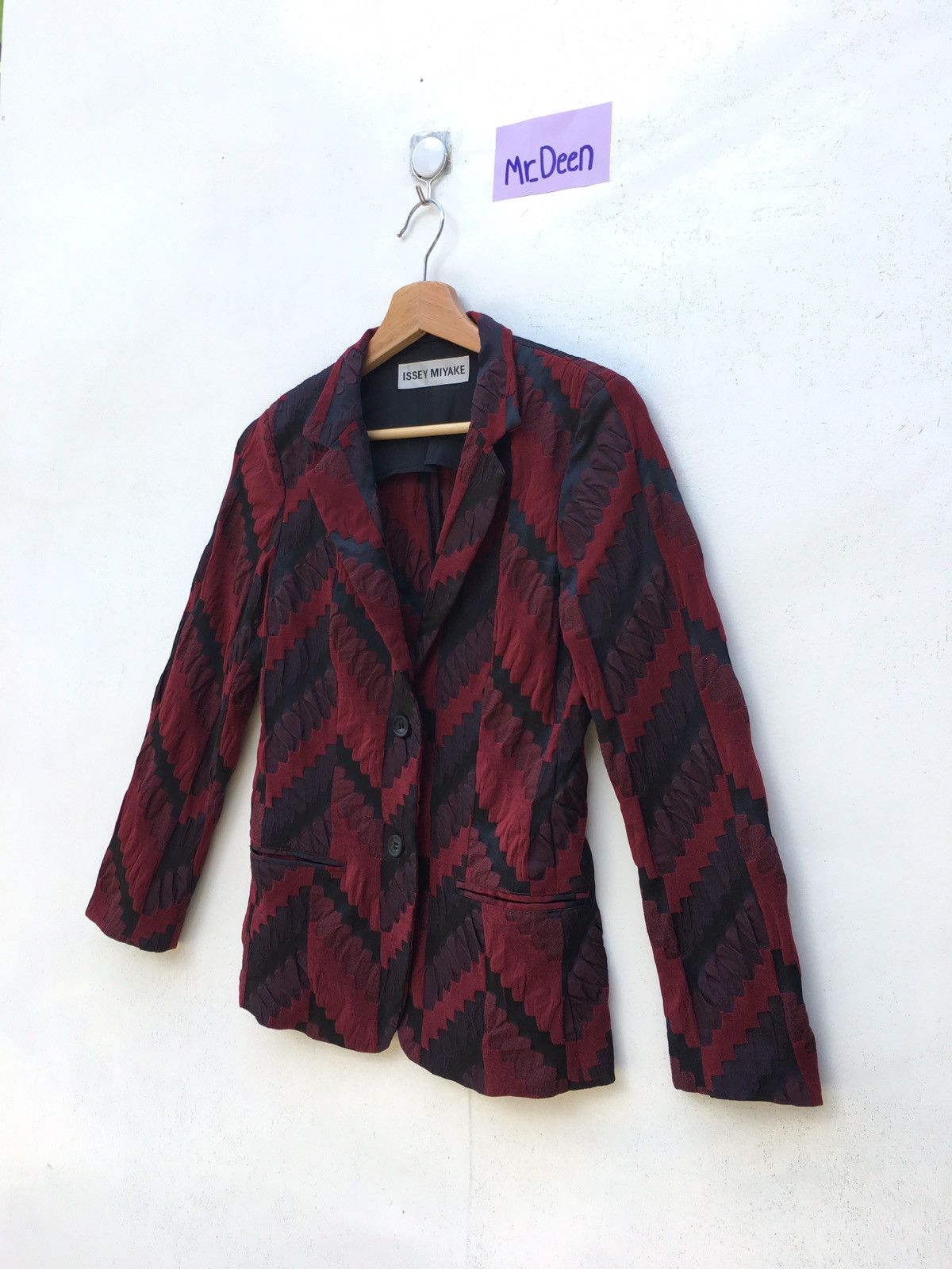 Issey Miyake Rare Issey Miyake Textured Blazer/ Jacket Size US S / EU 44-46 / 1 - 3 Thumbnail