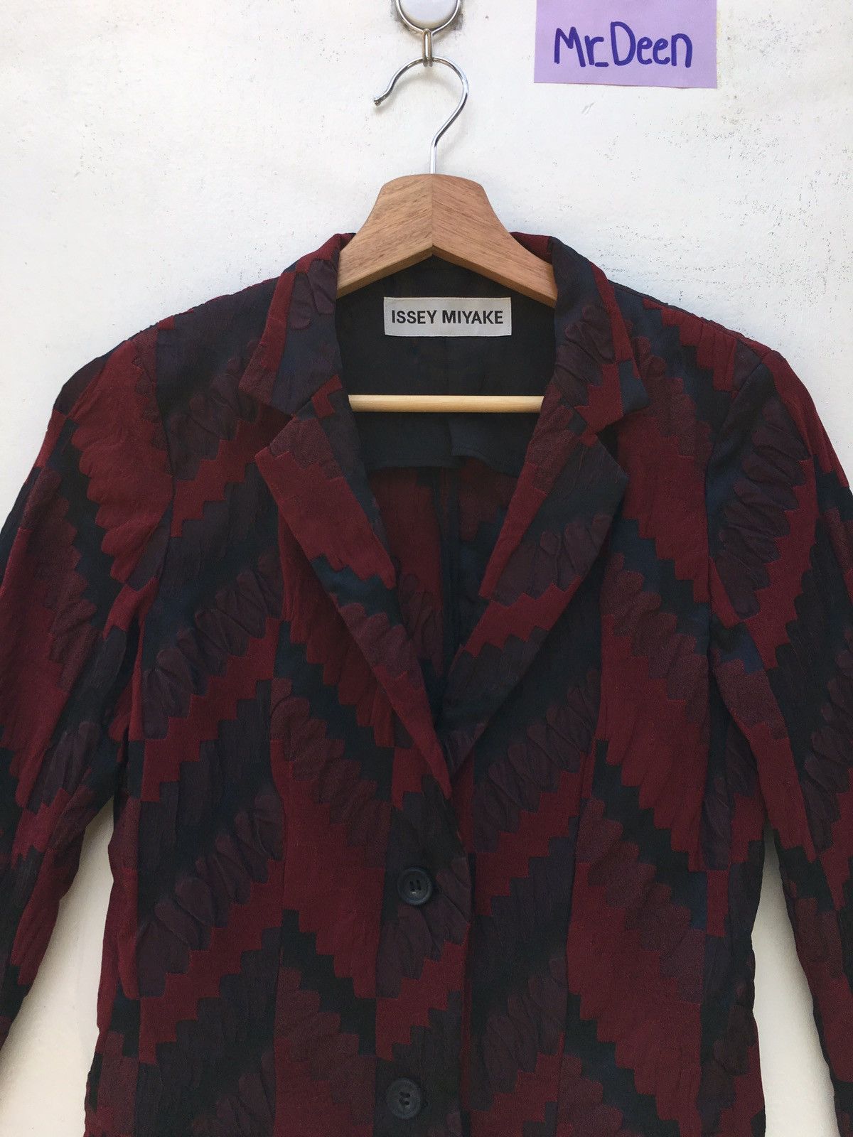 Issey Miyake Rare Issey Miyake Textured Blazer/ Jacket Size US S / EU 44-46 / 1 - 5 Thumbnail