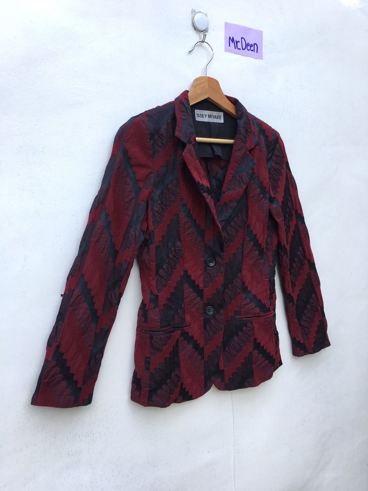 Issey Miyake Rare Issey Miyake Textured Blazer/ Jacket Size US S / EU 44-46 / 1 - 2 Thumbnail