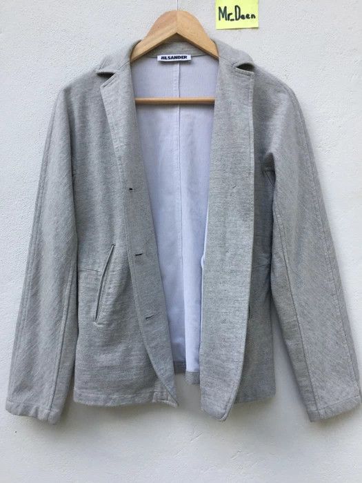 Jil Sander Jil Sander Light Grey Blazer/jacket Size US S / EU 44-46 / 1 - 11 Thumbnail