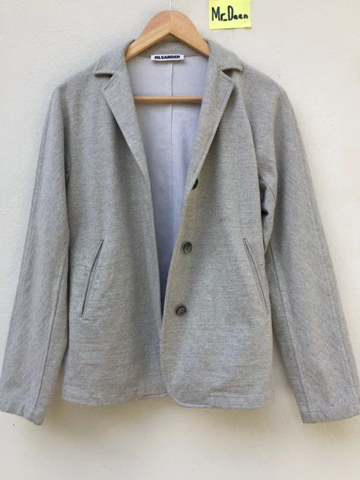 Jil Sander Jil Sander Light Grey Blazer/jacket Size US S / EU 44-46 / 1 - 15 Thumbnail