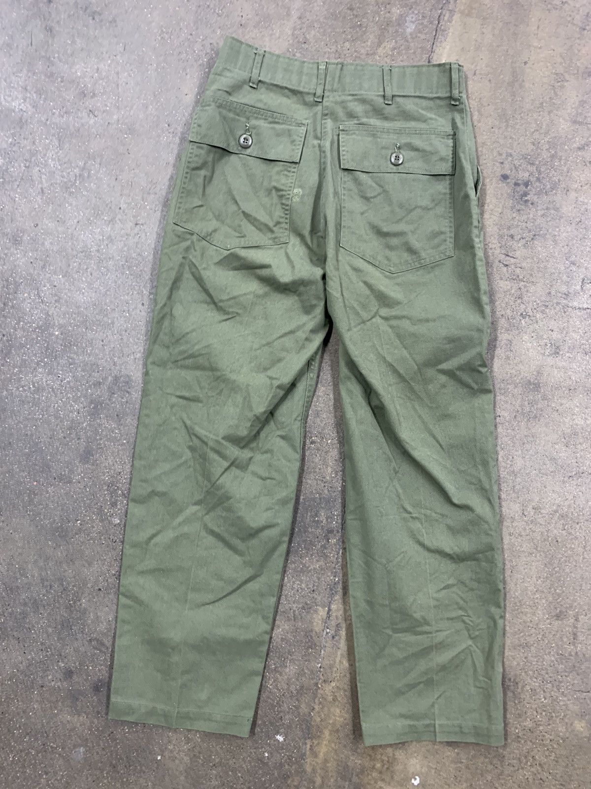 Vintage Vintage Military Patched Cargo Pants 30x29 Size US 29 - 6 Thumbnail
